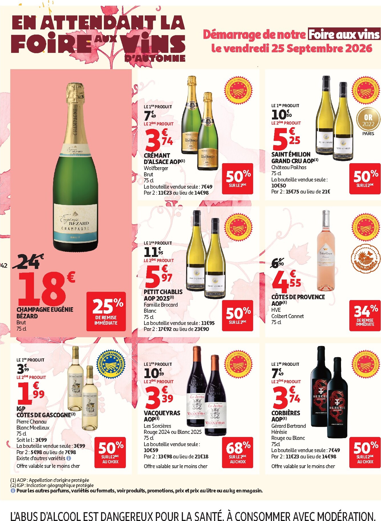 auchan - Auchan - Foire à la bière hypers - Hypermarché folder voor volgende week van dinsdag 15/09/2026 tot zondag 27/09/2026 - page: 42