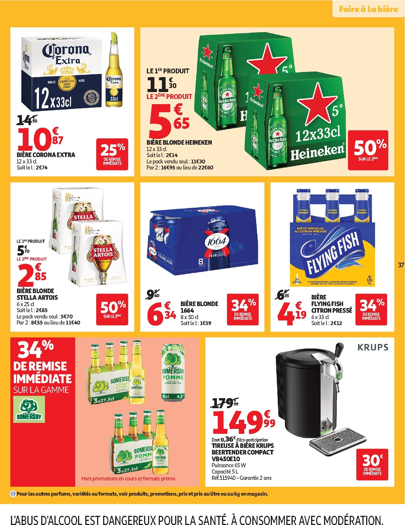 auchan - Auchan - Foire à la bière hypers - Hypermarché folder voor volgende week van dinsdag 15/09/2026 tot zondag 27/09/2026 - page: 37