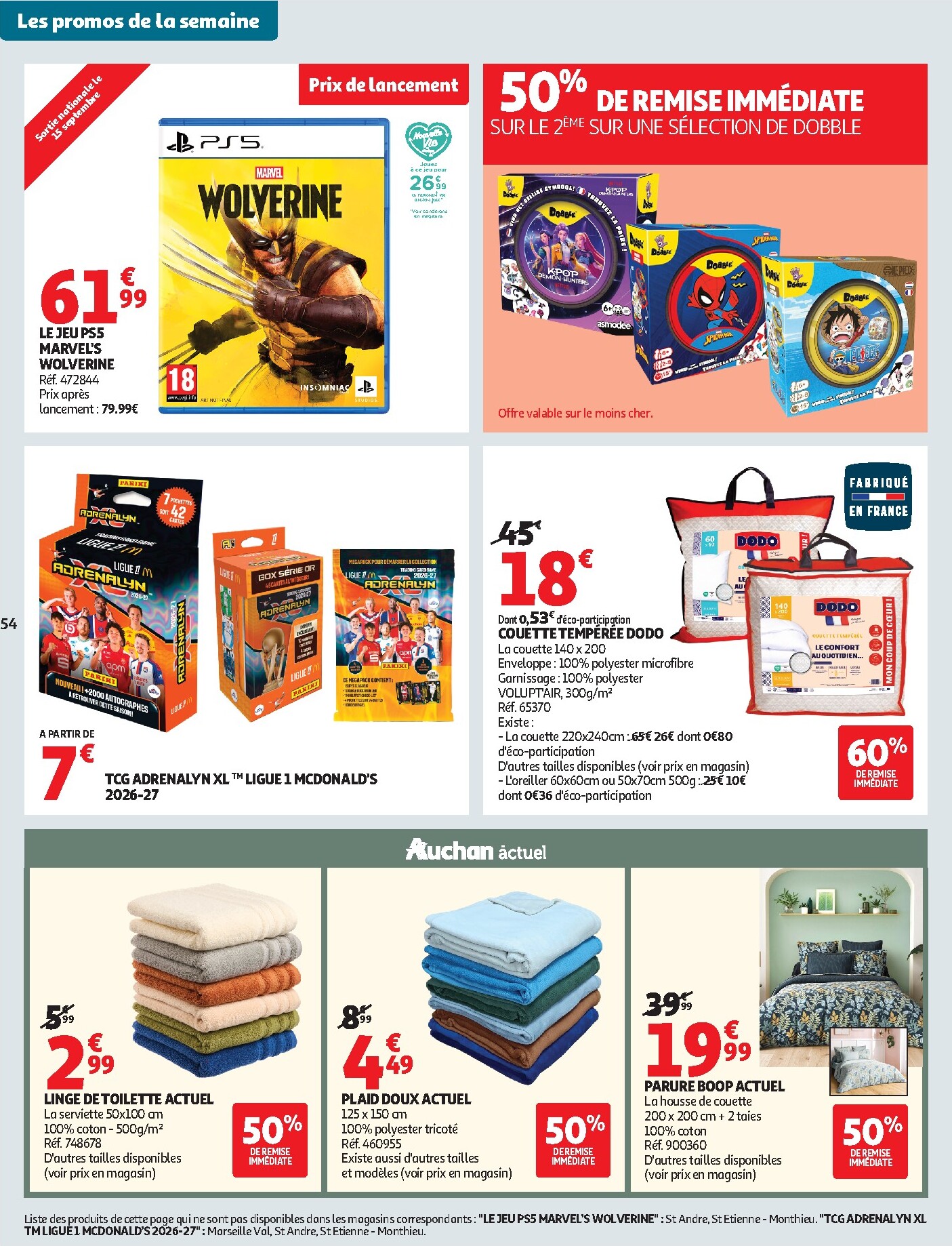 auchan - Auchan - Foire à la bière hypers - Hypermarché folder voor volgende week van dinsdag 15/09/2026 tot zondag 27/09/2026 - page: 54