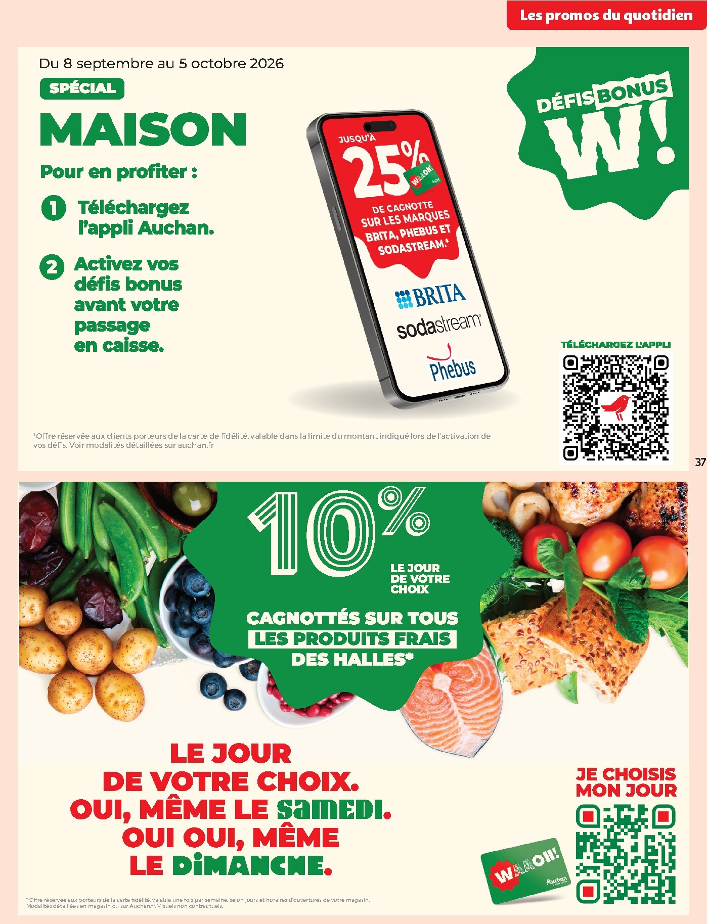 auchan - Auchan - Supermarché folder voor volgende week van dinsdag 15/09/2026 tot zaterdag 26/09/2026 - page: 37