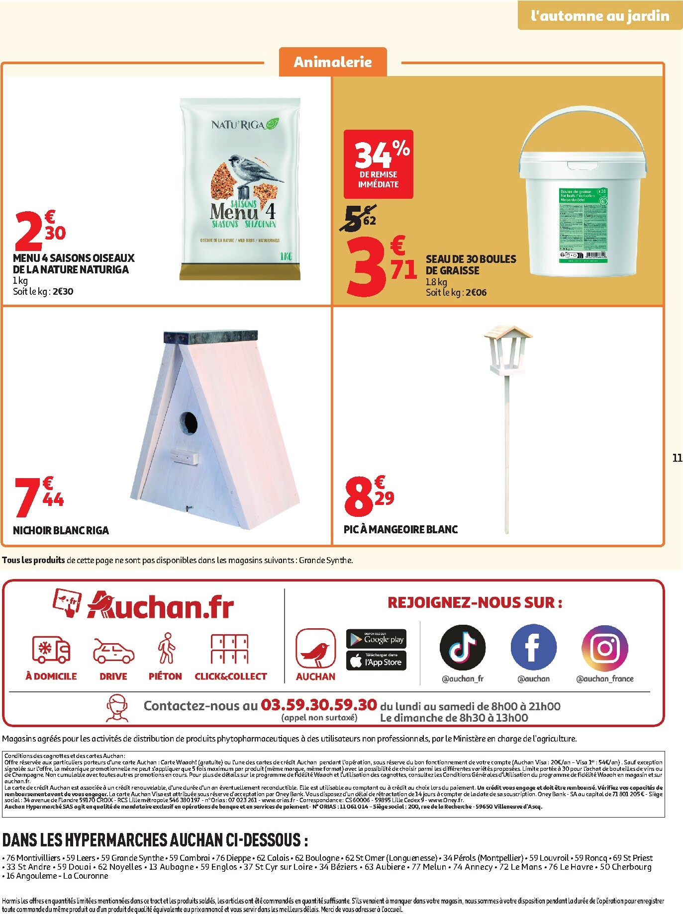 auchan - Auchan - Jardinage automne folder voor volgende week van dinsdag 22/09/2026 tot zondag 11/10/2026 - page: 11