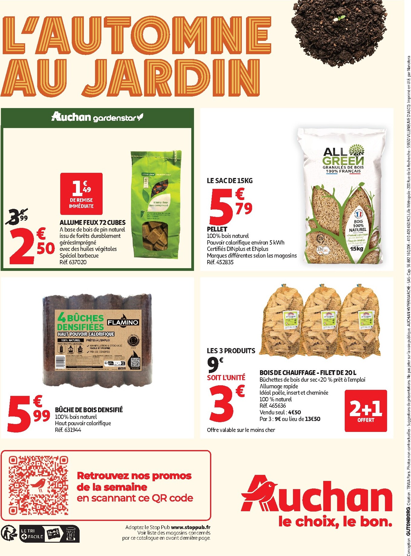 auchan - Auchan - Jardinage automne folder voor volgende week van dinsdag 22/09/2026 tot zondag 11/10/2026 - page: 12