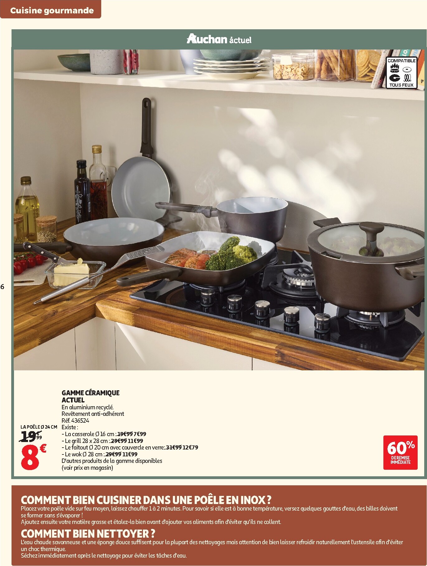 auchan - Auchan - Cuisine gourmande supers folder voor volgende week van dinsdag 22/09/2026 tot zaterdag 03/10/2026 - page: 6