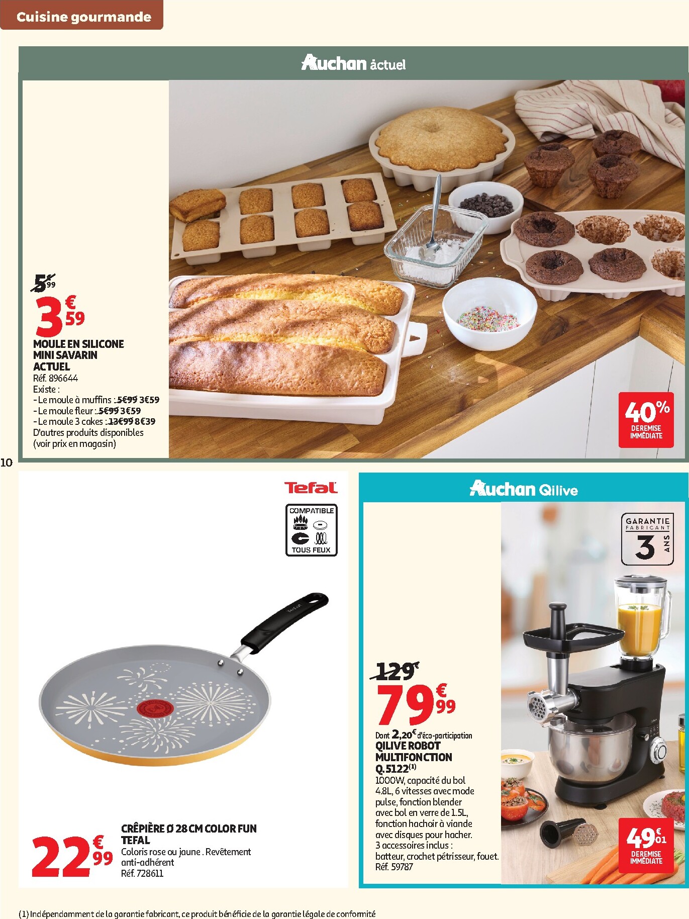auchan - Auchan - Cuisine gourmande supers folder voor volgende week van dinsdag 22/09/2026 tot zaterdag 03/10/2026 - page: 10