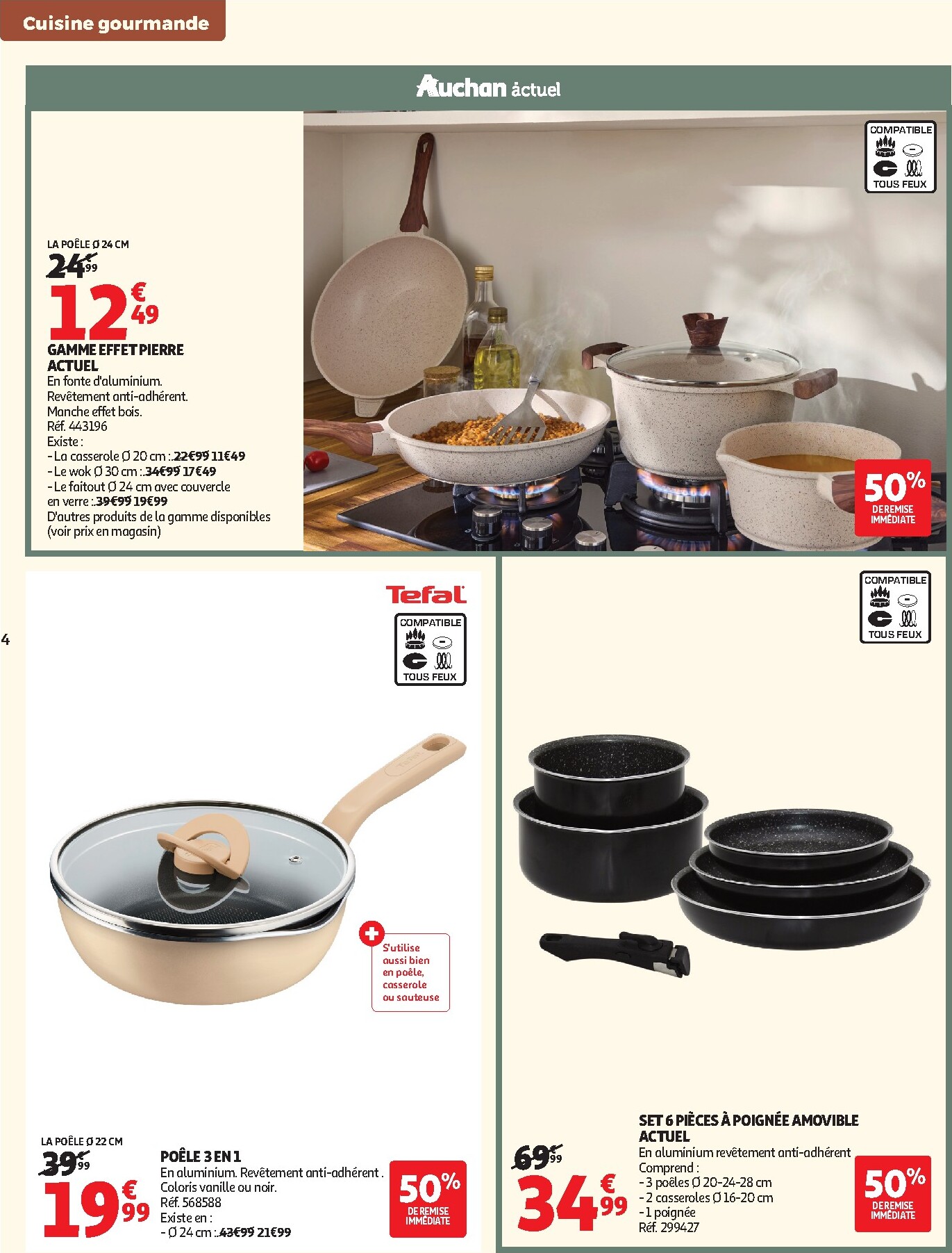 auchan - Auchan - Cuisine gourmande supers folder voor volgende week van dinsdag 22/09/2026 tot zaterdag 03/10/2026 - page: 4