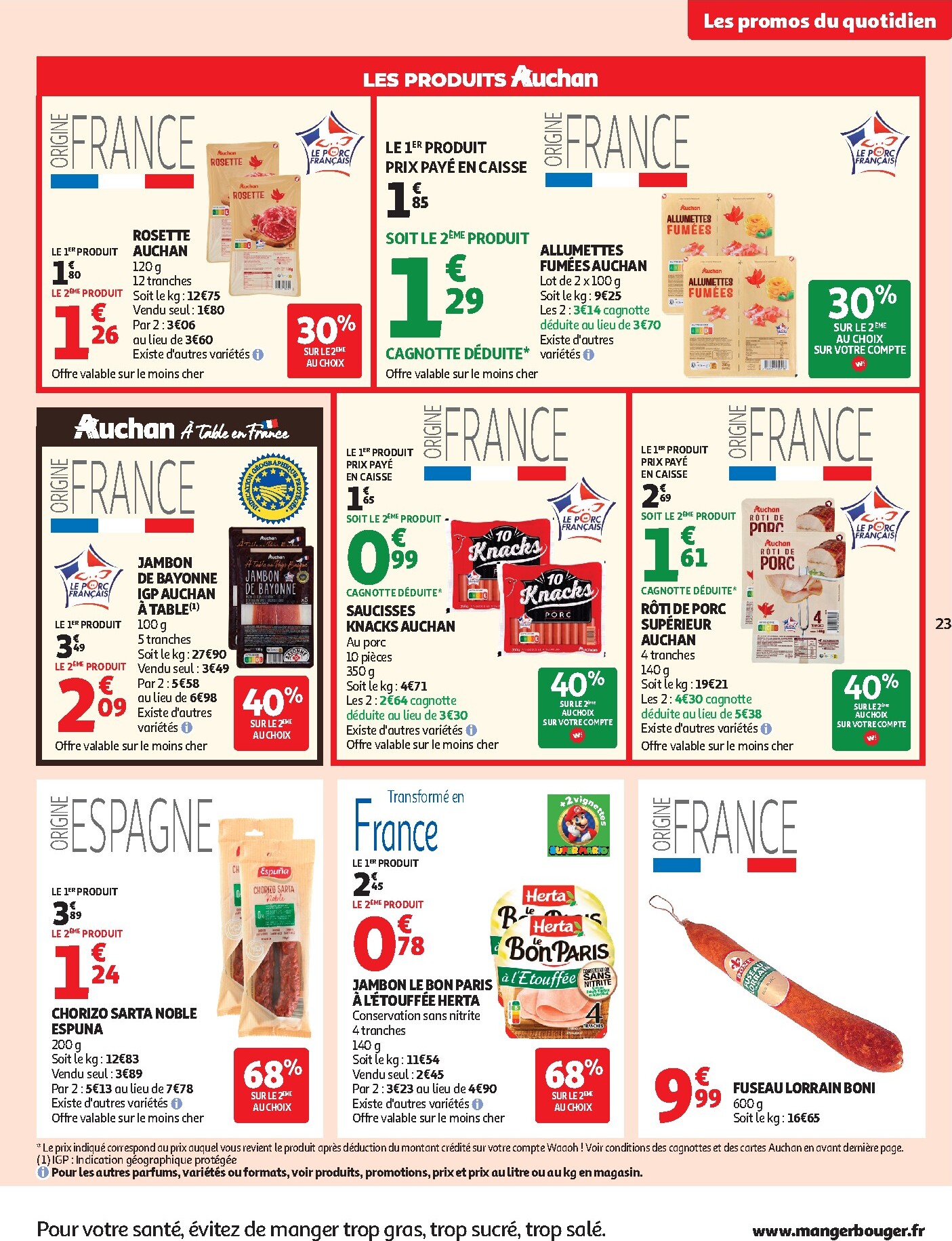 auchan - Auchan folder voor volgende week van dinsdag 22/09/2026 tot zondag 04/10/2026 - page: 23