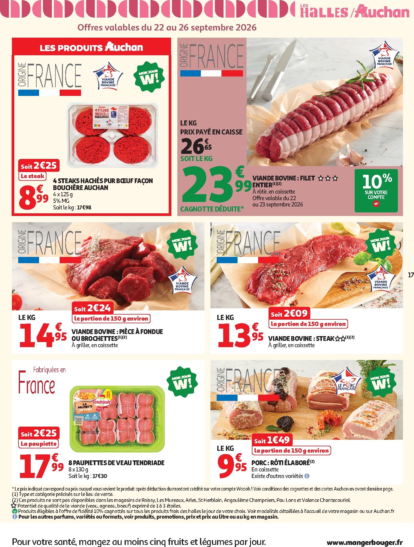 auchan - Auchan folder voor volgende week van dinsdag 22/09/2026 tot zondag 04/10/2026 - page: 17