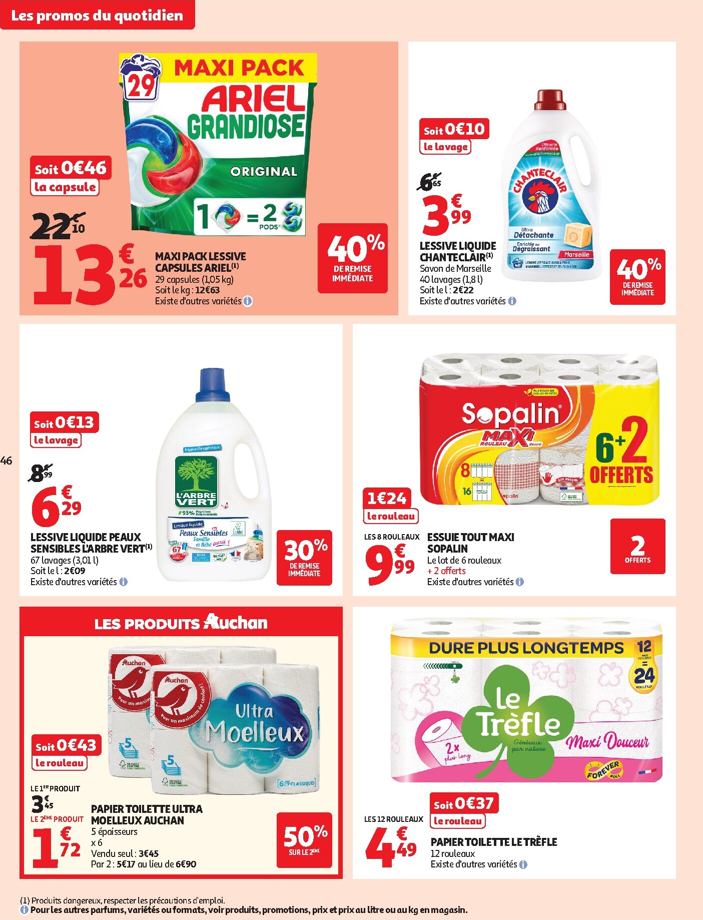 auchan - Auchan folder voor volgende week van dinsdag 22/09/2026 tot zondag 04/10/2026 - page: 46