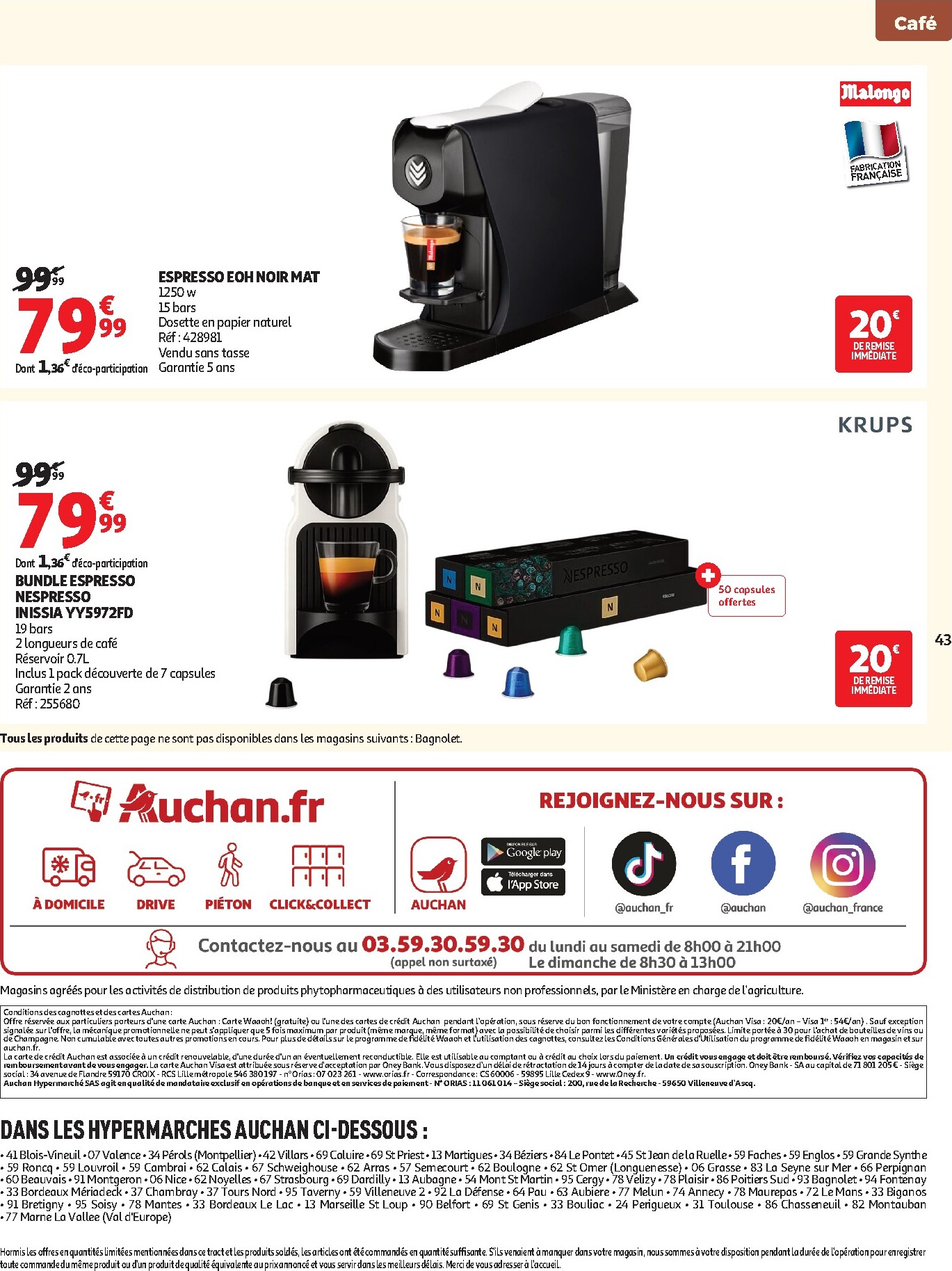 auchan - Auchan - Cuisine gourmande hypers folder voor volgende week van dinsdag 22/09/2026 tot zondag 04/10/2026 - page: 43