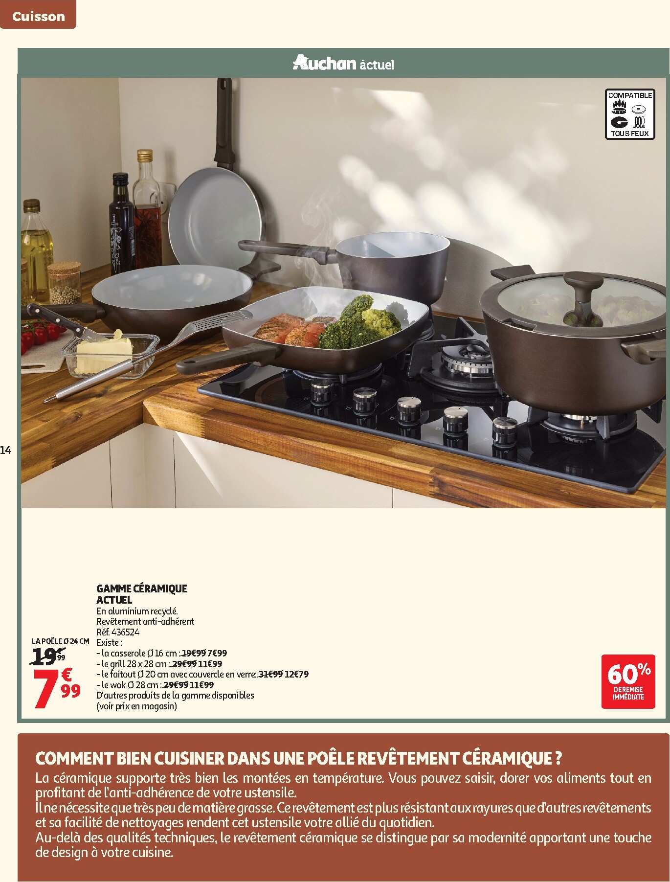 auchan - Auchan - Cuisine gourmande hypers folder voor volgende week van dinsdag 22/09/2026 tot zondag 04/10/2026 - page: 14