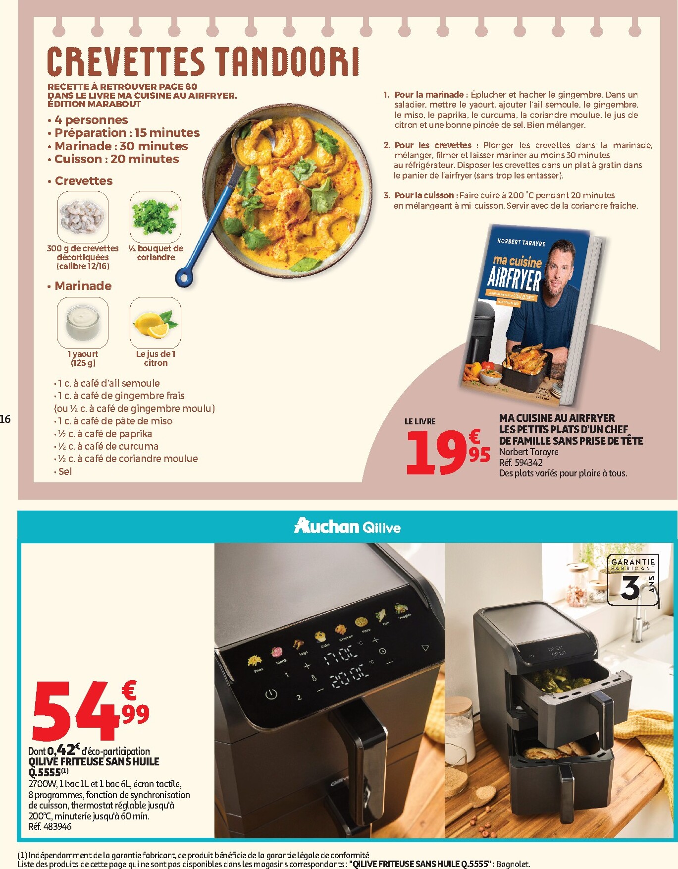auchan - Auchan - Cuisine gourmande hypers folder voor volgende week van dinsdag 22/09/2026 tot zondag 04/10/2026 - page: 16