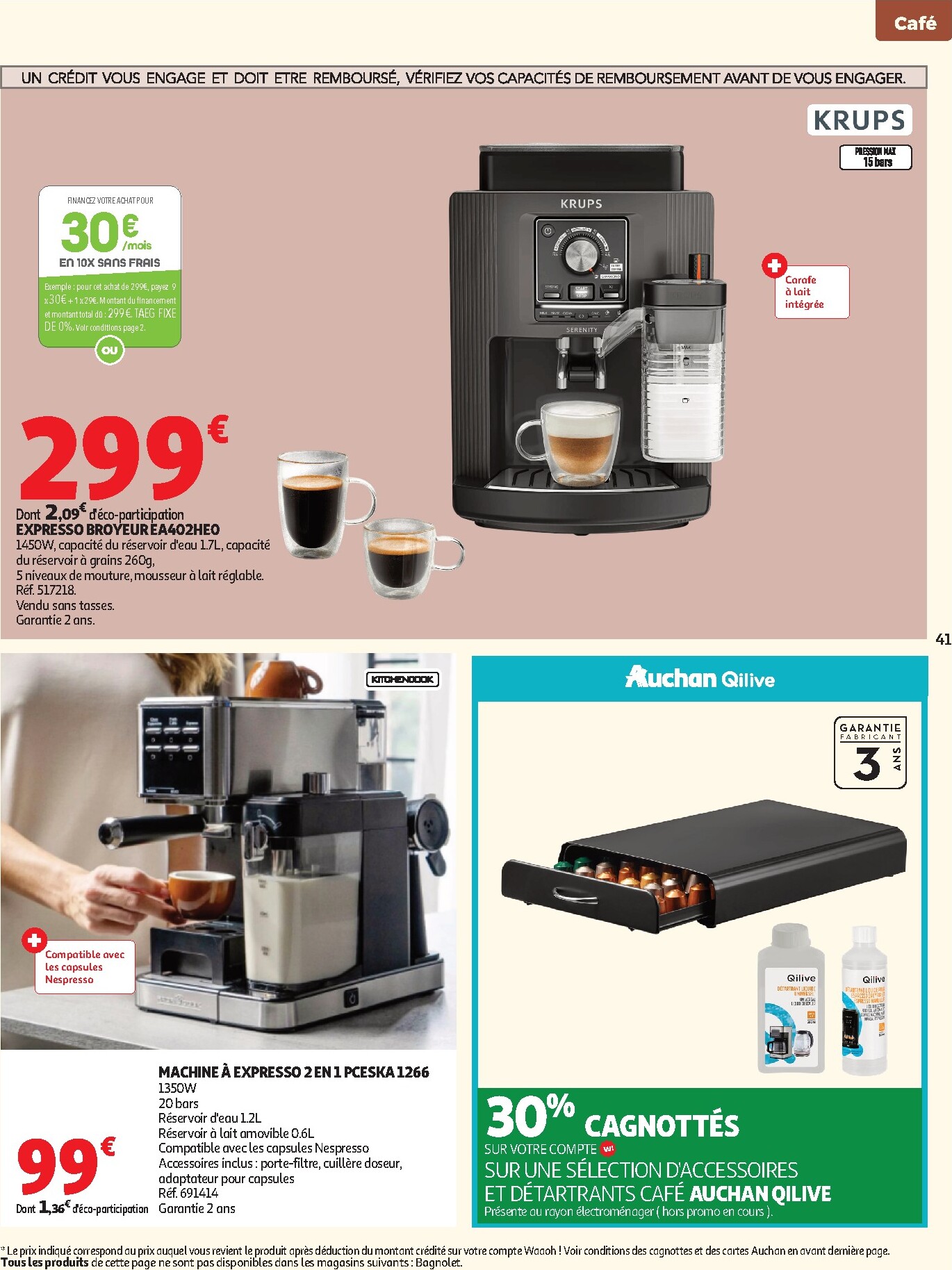 auchan - Auchan - Cuisine gourmande hypers folder voor volgende week van dinsdag 22/09/2026 tot zondag 04/10/2026 - page: 41