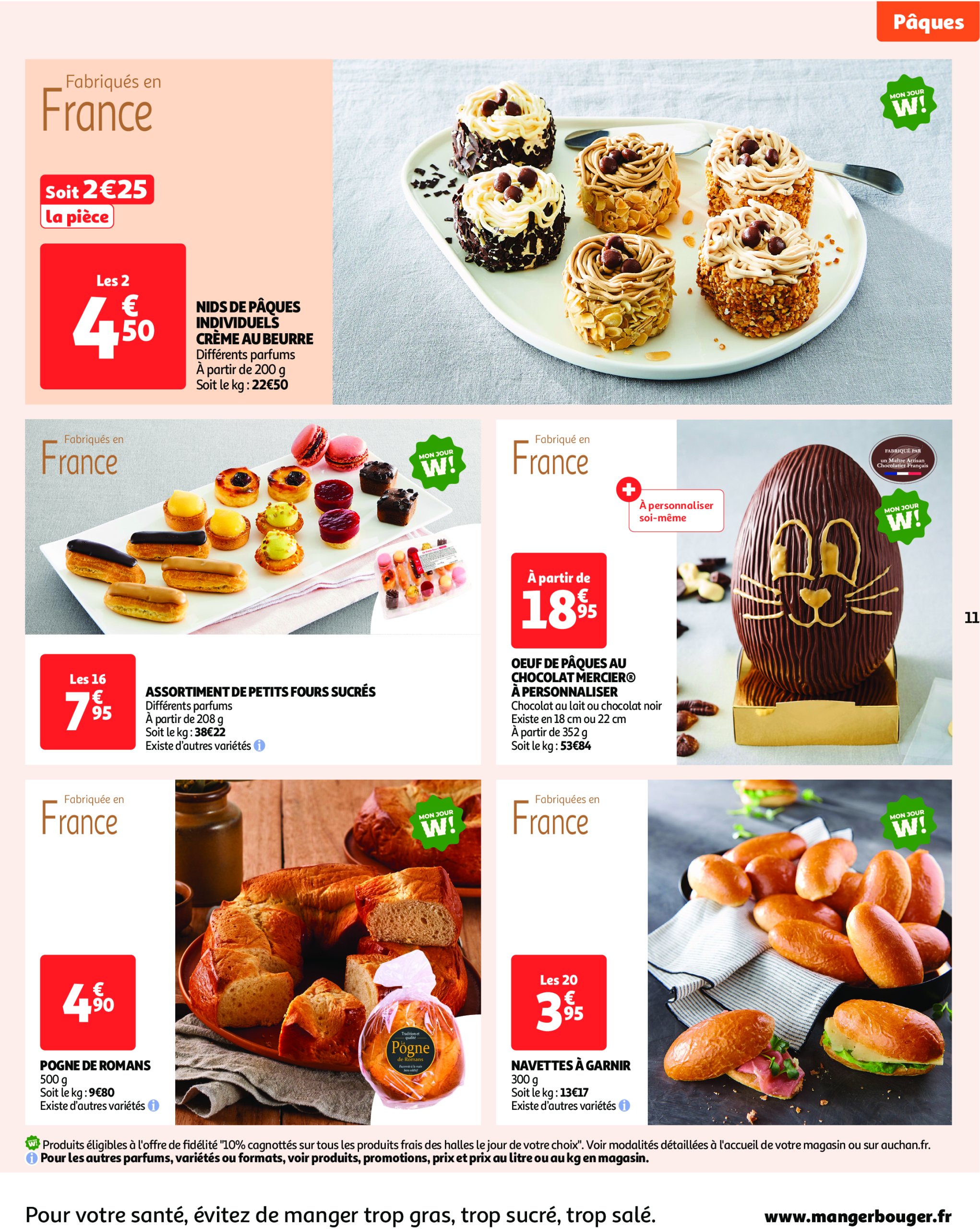 auchan - Auchan - Les meilleures surprises de Pâques folder geldig vanaf 15/04 - 21/04 - page: 11