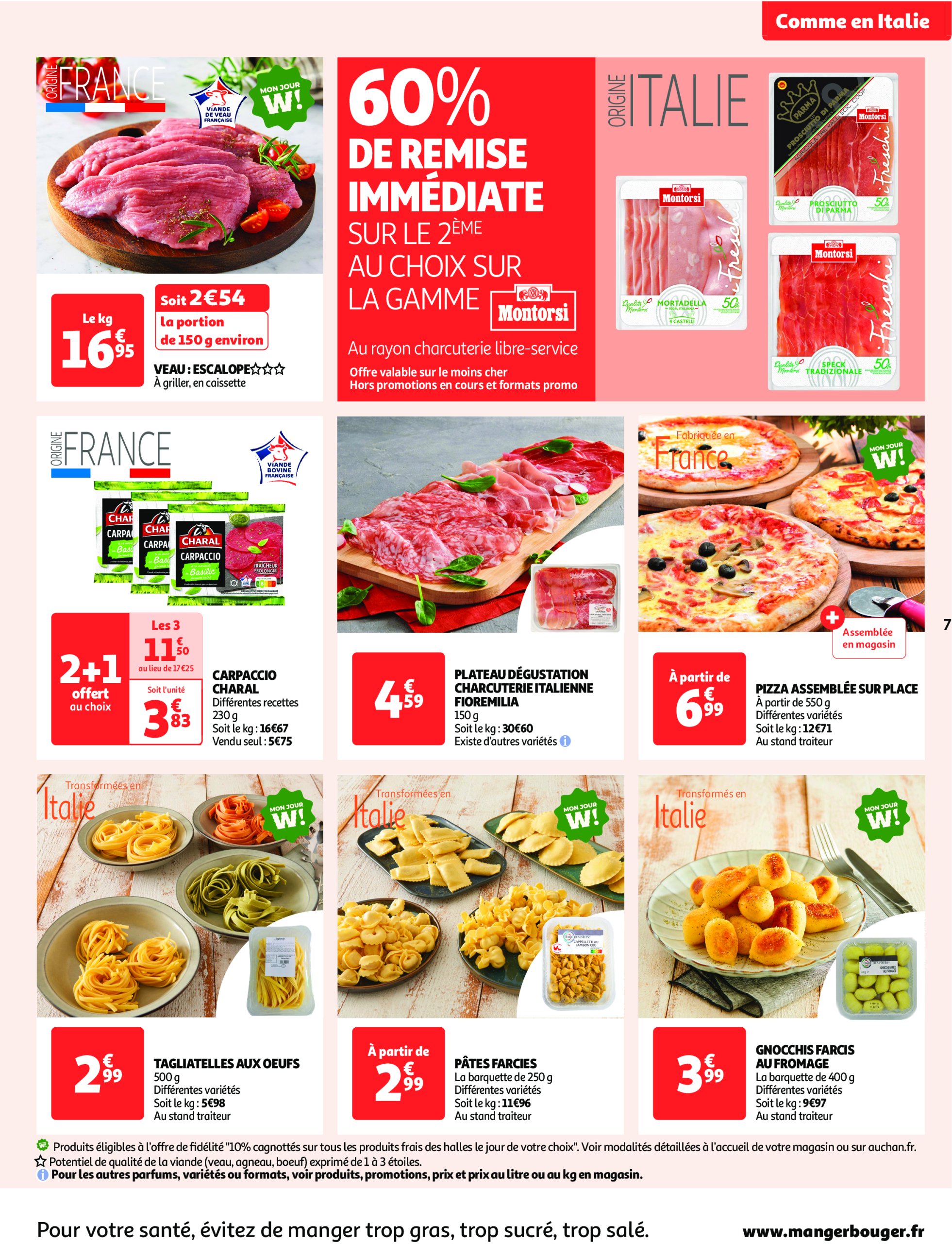 auchan - Auchan - Comme en Italie : la dolce vita pour votre budget aussi folder geldig vanaf 23/04 - 04/05 - page: 7 auchan - Auchan - Comme en Italie : la dolce vita pour votre budget aussi folder geldig vanaf 23/04 - 04/05 - page: 7
