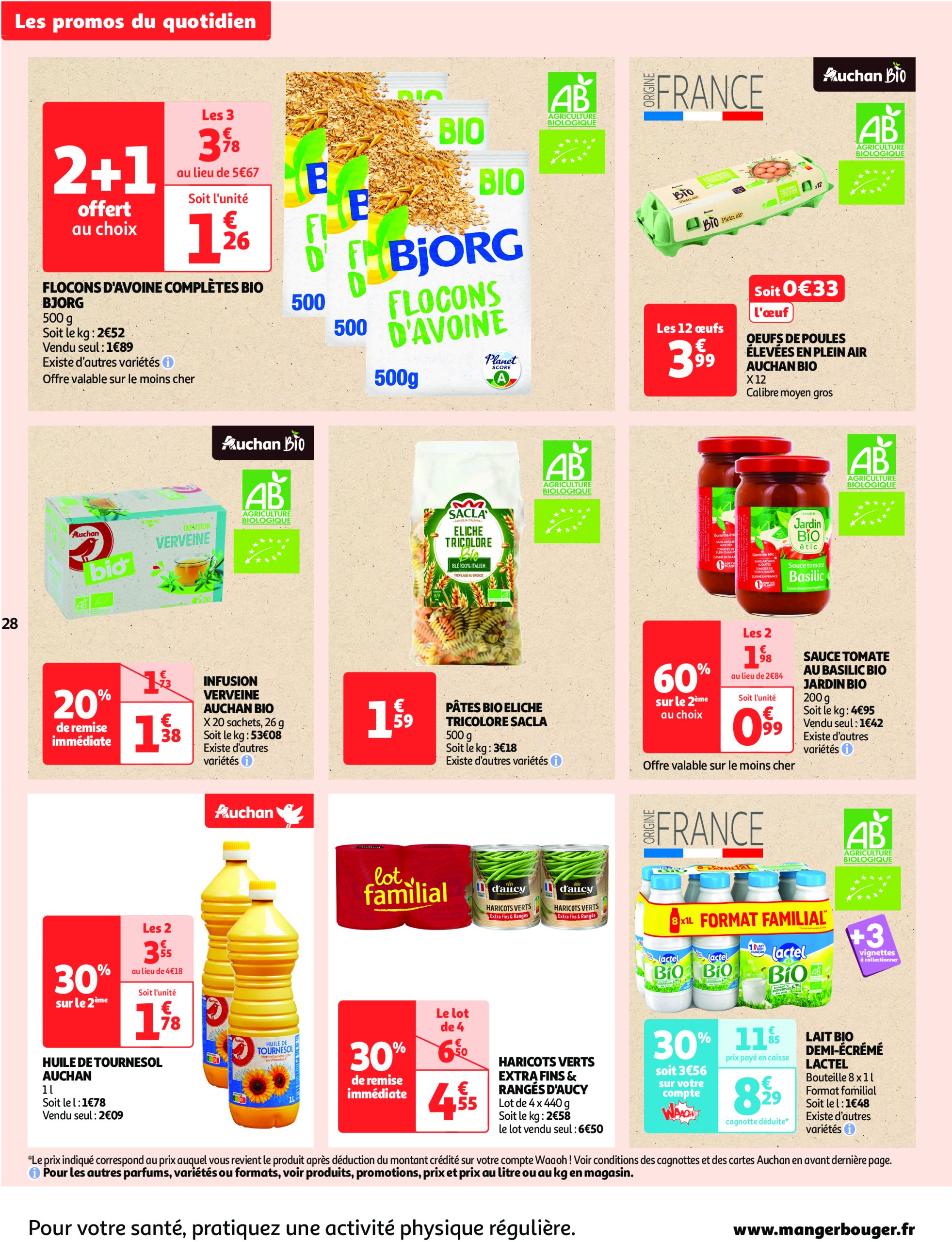 auchan - Auchan - Comme en Italie : la dolce vita pour votre budget aussi folder geldig vanaf 23/04 - 04/05 - page: 28 auchan - Auchan - Comme en Italie : la dolce vita pour votre budget aussi folder geldig vanaf 23/04 - 04/05 - page: 28
