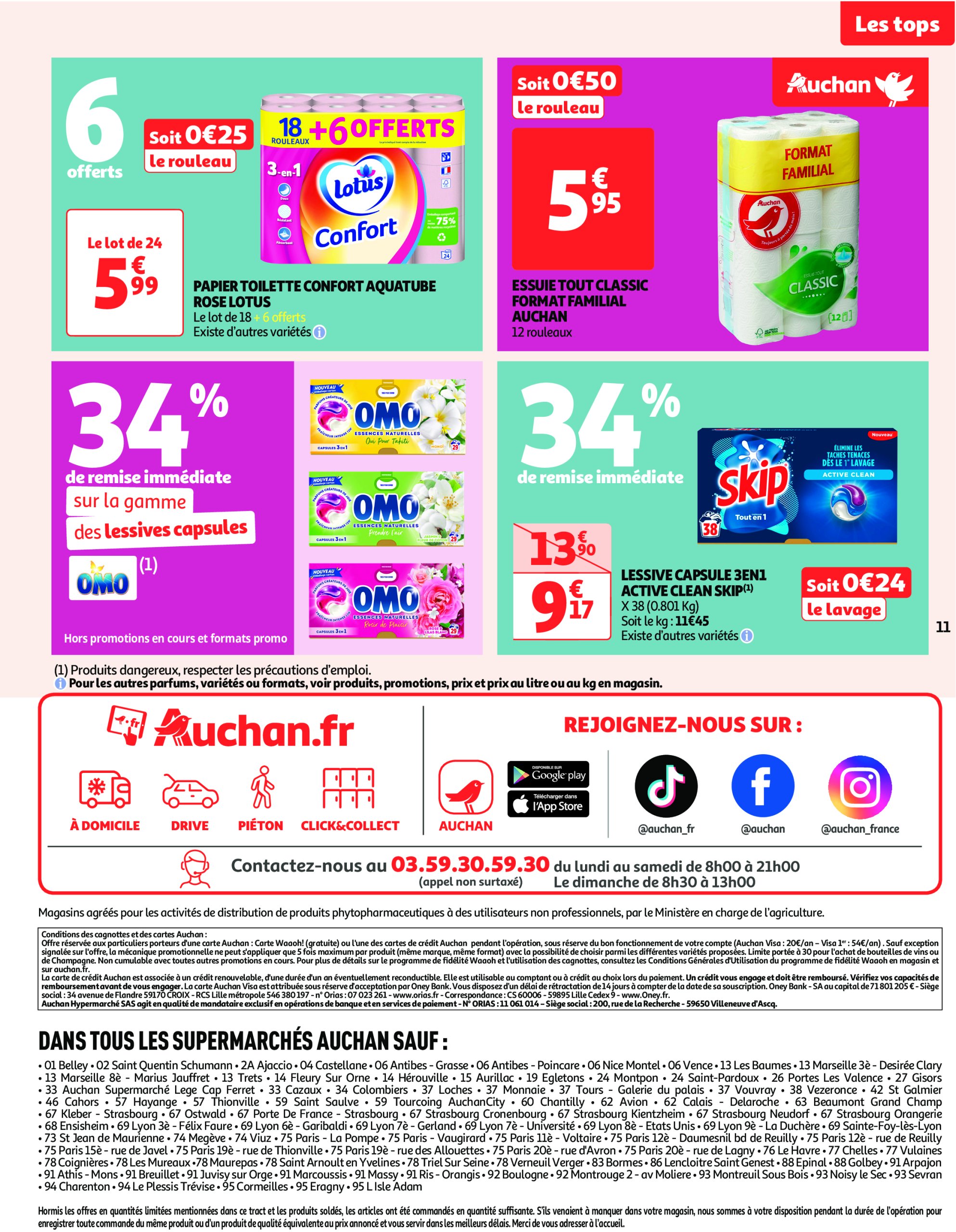 auchan - Auchan supermarché - Le frais, le bon moins cher folder geldig vanaf 29/04 - 03/05 - page: 11