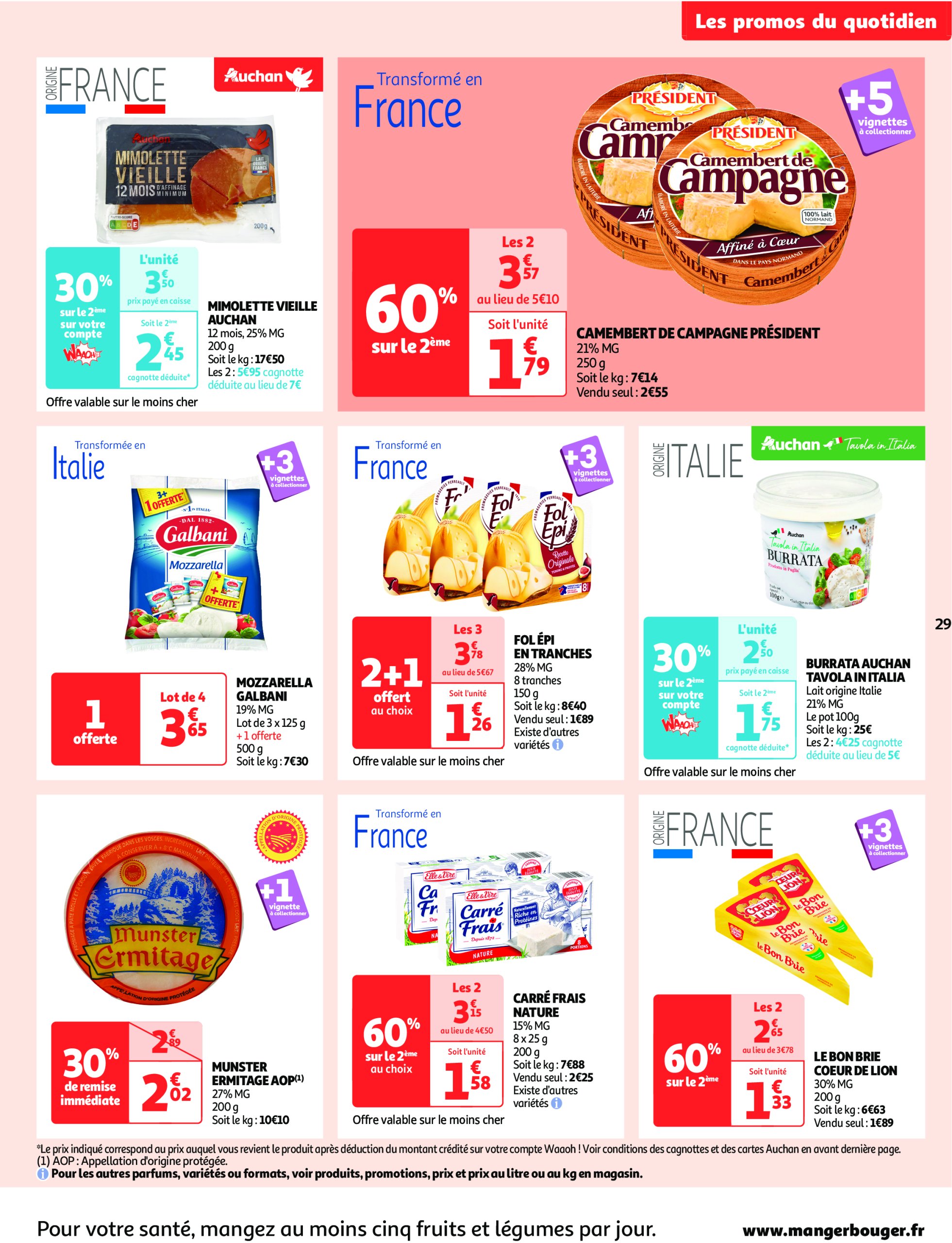 auchan - Auchan - Fête des mères folder geldig vanaf 20/05 - 01/06 - page: 29 auchan - Auchan - Fête des mères folder geldig vanaf 20/05 - 01/06 - page: 29