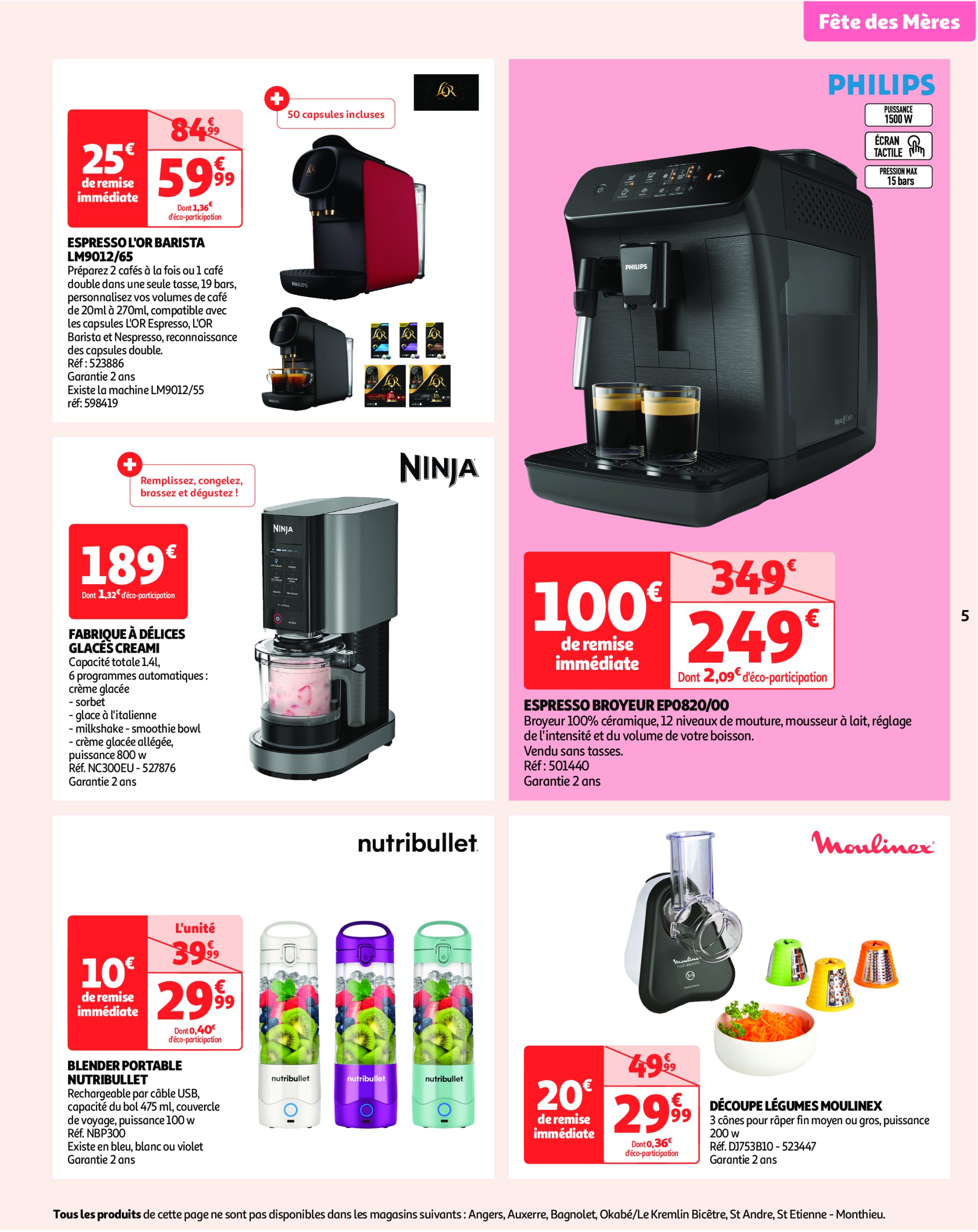 auchan - Auchan - Fête des mères : offrez-lui tout un bouquet folder geldig vanaf 13/05 - 25/05 - page: 5 auchan - Auchan - Fête des mères : offrez-lui tout un bouquet folder geldig vanaf 13/05 - 25/05 - page: 5