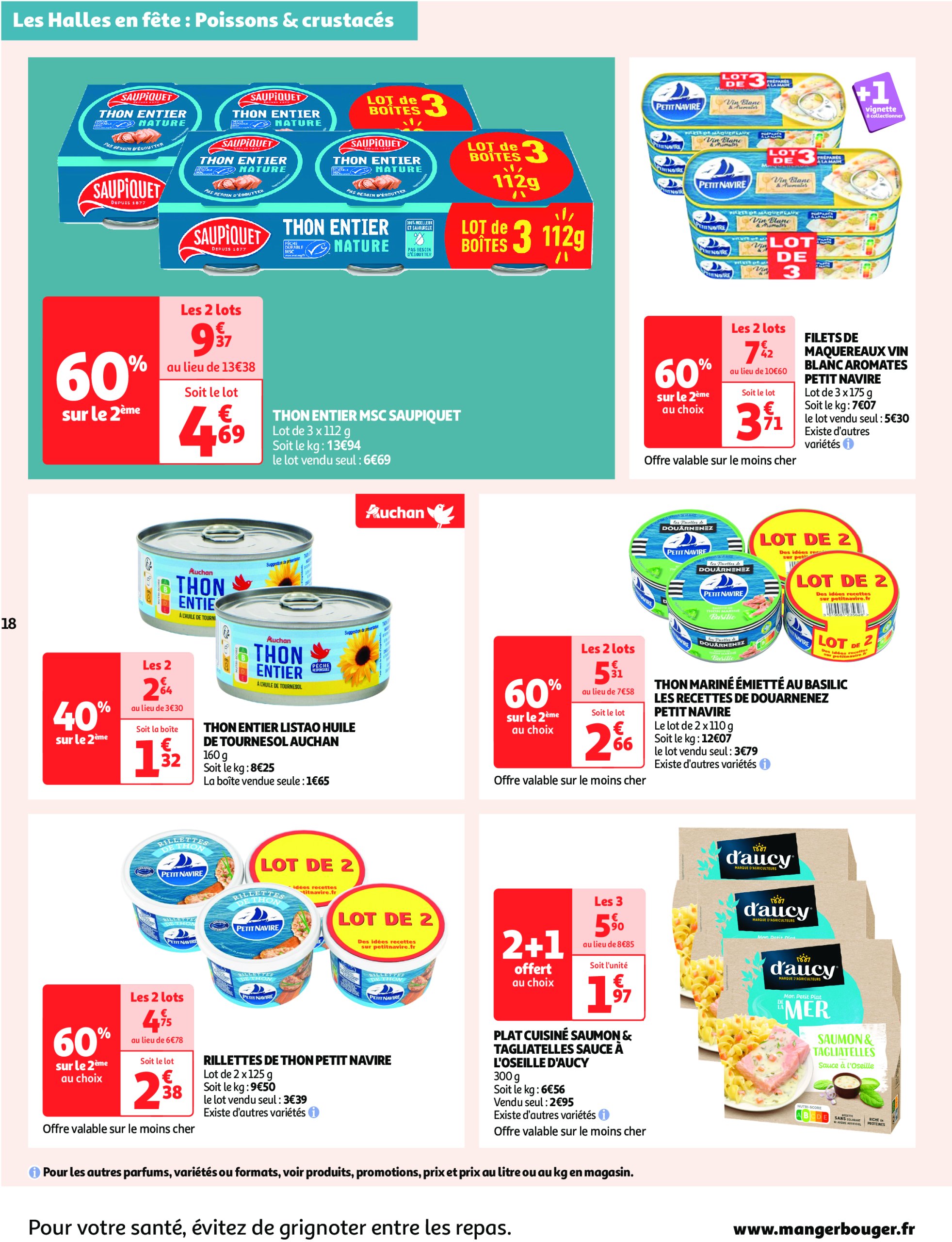 auchan - Auchan - Des prix qui ne poussent pas le bouchon folder geldig vanaf 03/06 - 15/06 - page: 18 auchan - Auchan - Des prix qui ne poussent pas le bouchon folder geldig vanaf 03/06 - 15/06 - page: 18
