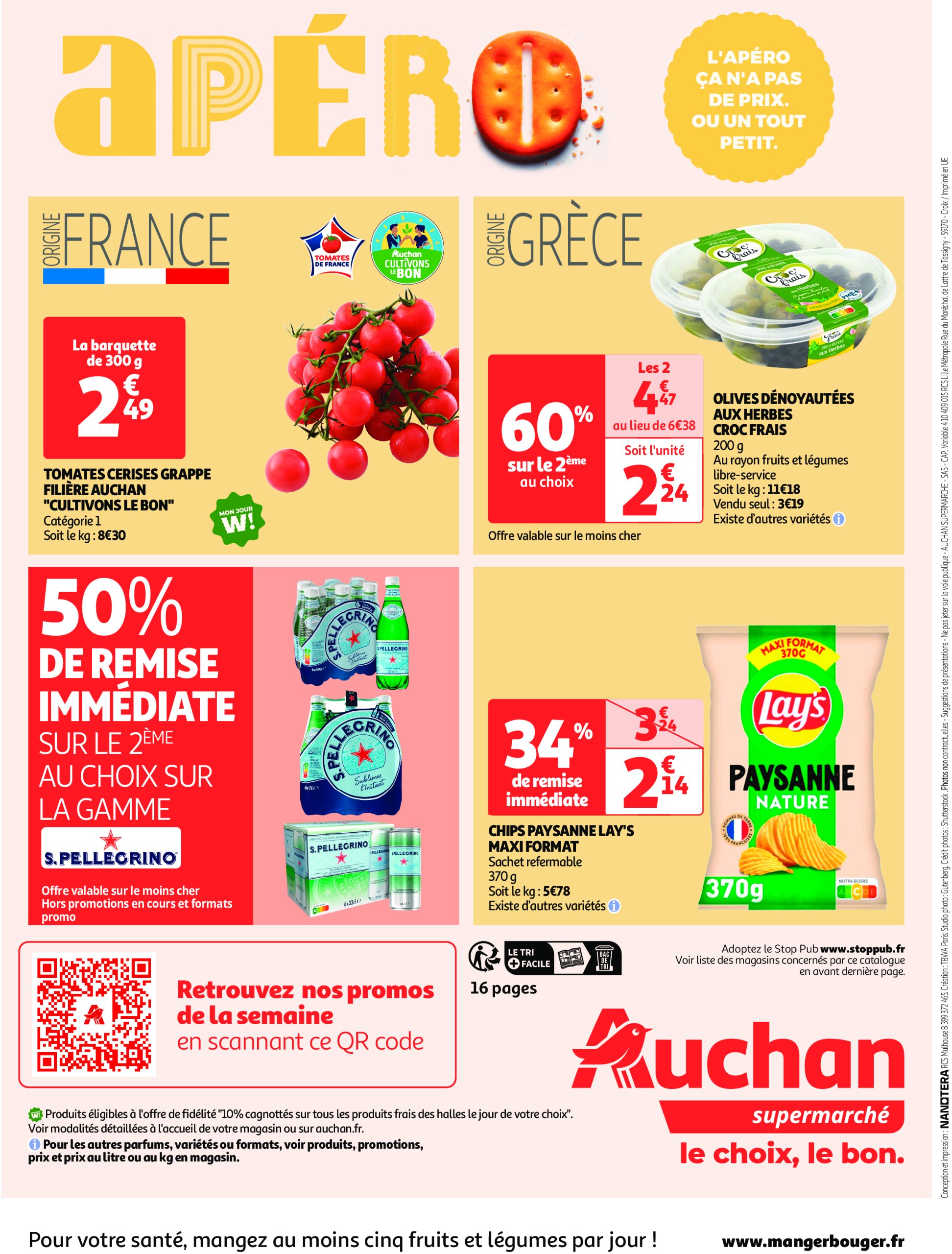 auchan - Auchan Supermarché - Le frais, le bon, moins cher folder geldig vanaf 10/06 - 14/06 - page: 16