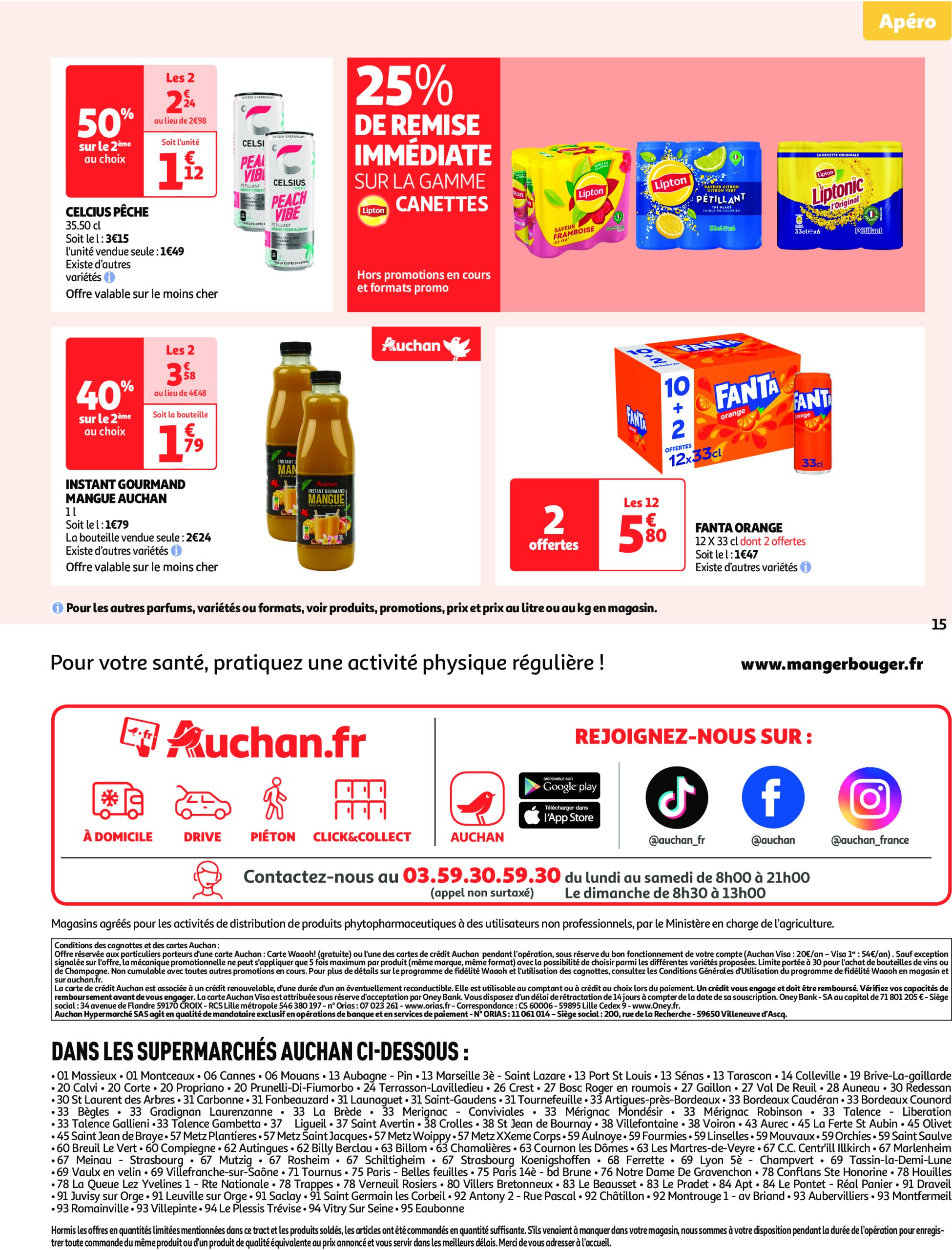 auchan - Auchan Supermarché - Le frais, le bon, moins cher folder geldig vanaf 10/06 - 14/06 - page: 15