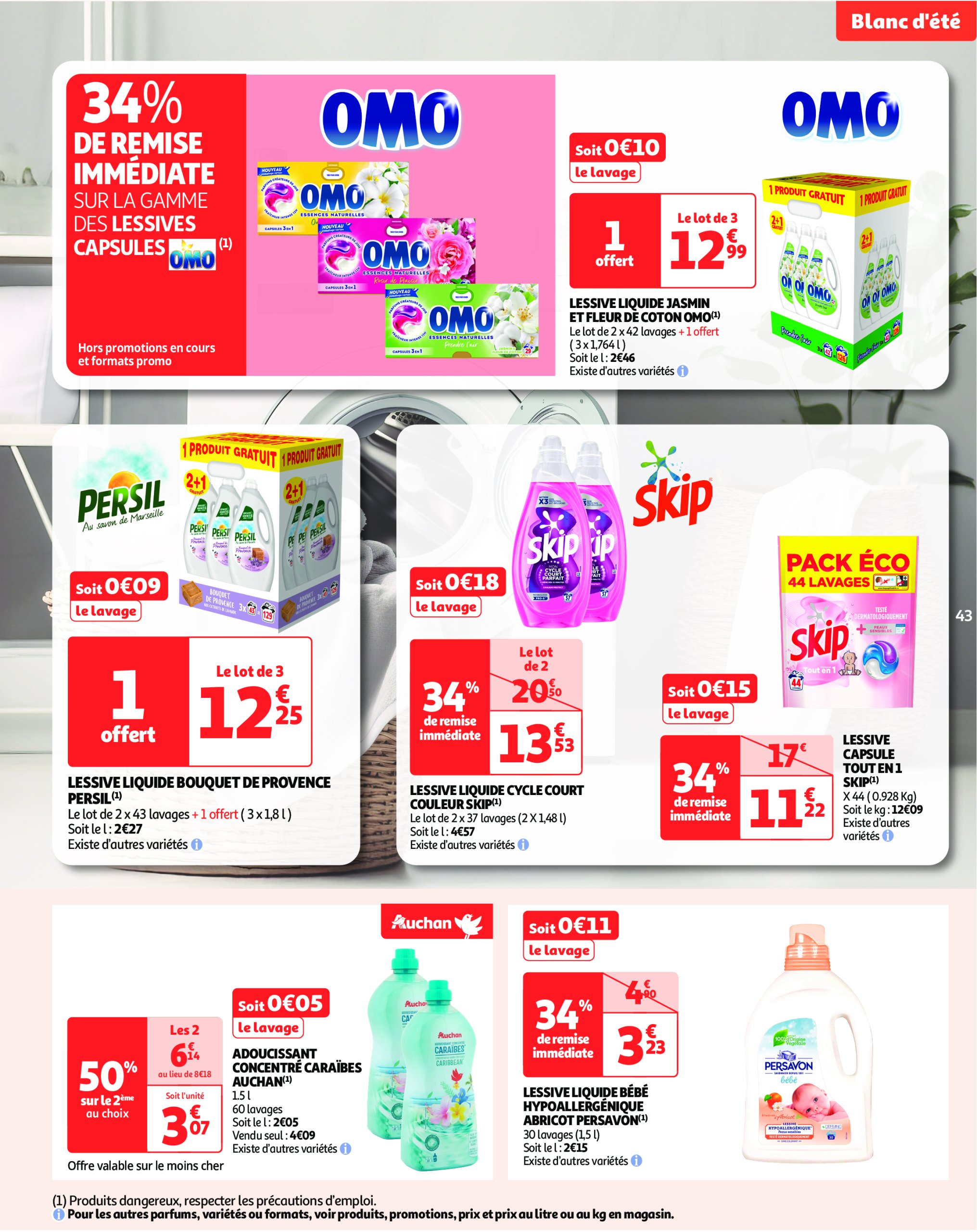auchan - Auchan - L'apéro, ça n'a pas de prix. Ou un tout petit. folder geldig vanaf 10/06 - 22/06 - page: 43 auchan - Auchan - L'apéro, ça n'a pas de prix. Ou un tout petit. folder geldig vanaf 10/06 - 22/06 - page: 43