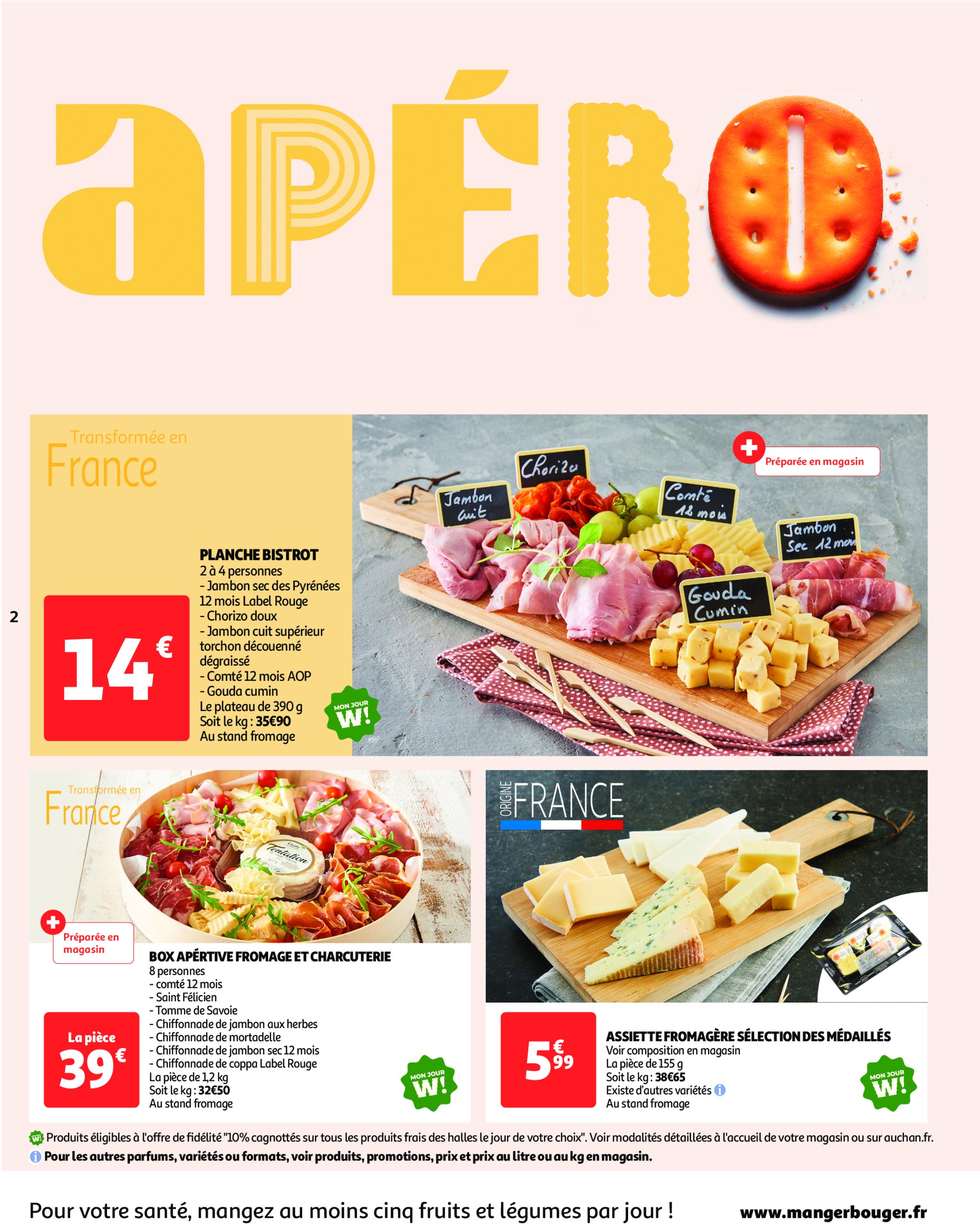 auchan - Auchan - L'apéro, ça n'a pas de prix. Ou un tout petit. folder geldig vanaf 10/06 - 22/06 - page: 2 auchan - Auchan - L'apéro, ça n'a pas de prix. Ou un tout petit. folder geldig vanaf 10/06 - 22/06 - page: 2