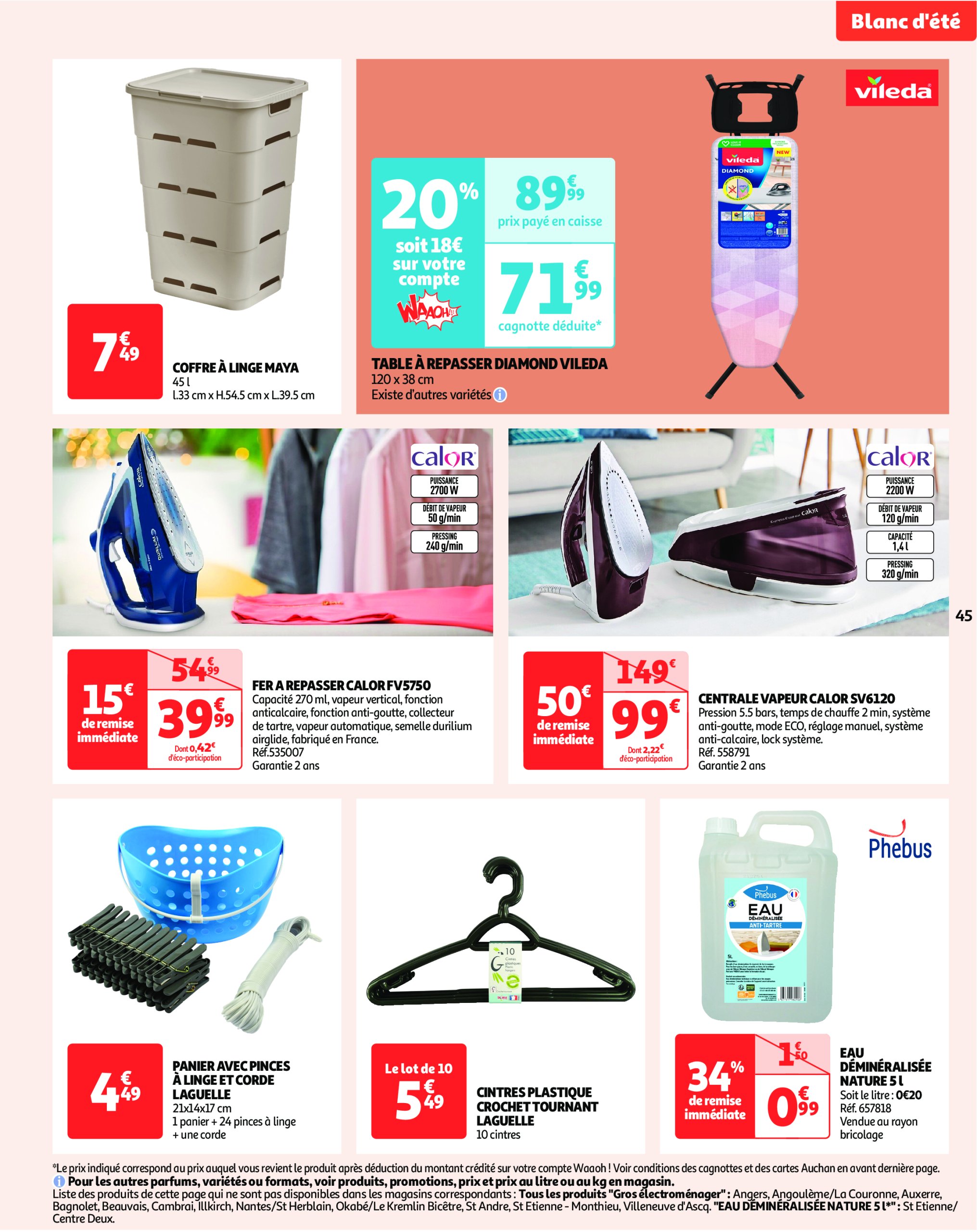 auchan - Auchan - L'apéro, ça n'a pas de prix. Ou un tout petit. folder geldig vanaf 10/06 - 22/06 - page: 45 auchan - Auchan - L'apéro, ça n'a pas de prix. Ou un tout petit. folder geldig vanaf 10/06 - 22/06 - page: 45