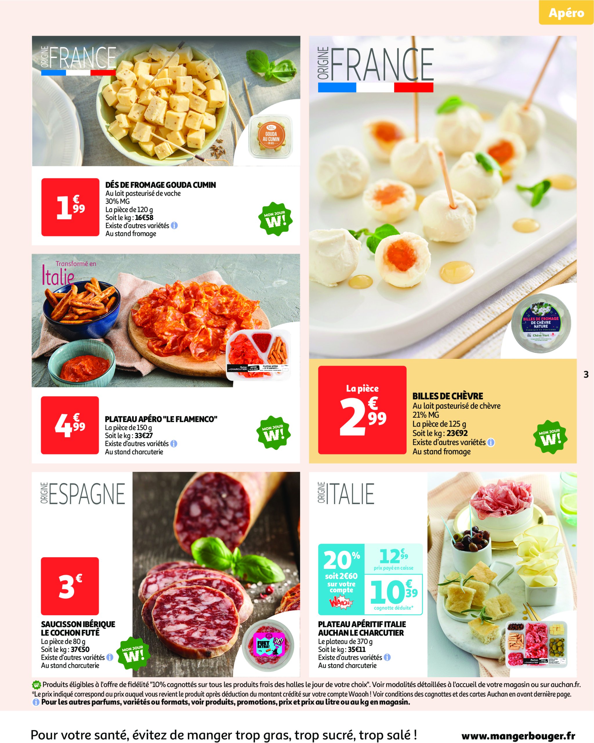 auchan - Auchan - L'apéro, ça n'a pas de prix. Ou un tout petit. folder geldig vanaf 10/06 - 22/06 - page: 3 auchan - Auchan - L'apéro, ça n'a pas de prix. Ou un tout petit. folder geldig vanaf 10/06 - 22/06 - page: 3