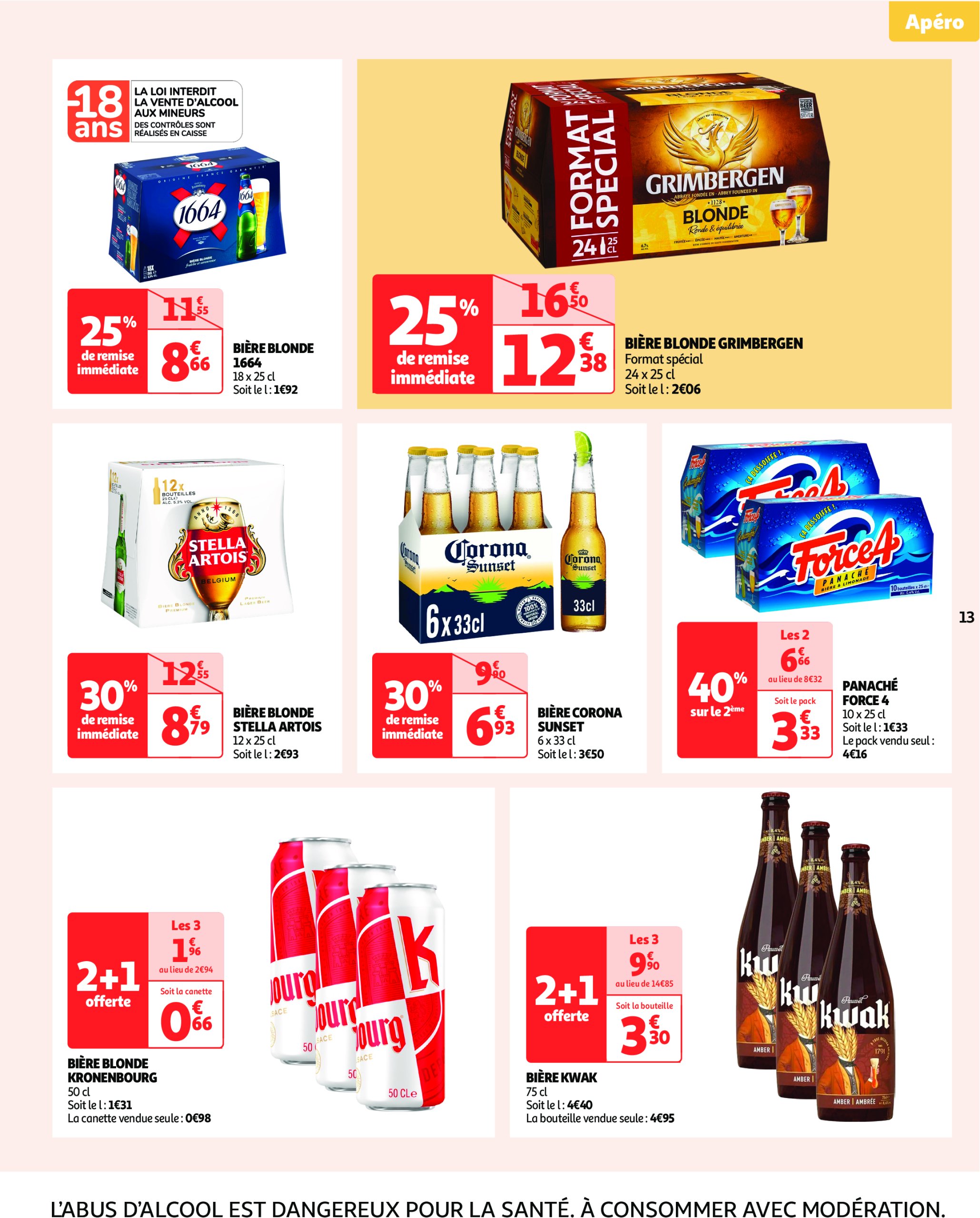 auchan - Auchan - L'apéro, ça n'a pas de prix. Ou un tout petit. folder geldig vanaf 10/06 - 22/06 - page: 13 auchan - Auchan - L'apéro, ça n'a pas de prix. Ou un tout petit. folder geldig vanaf 10/06 - 22/06 - page: 13