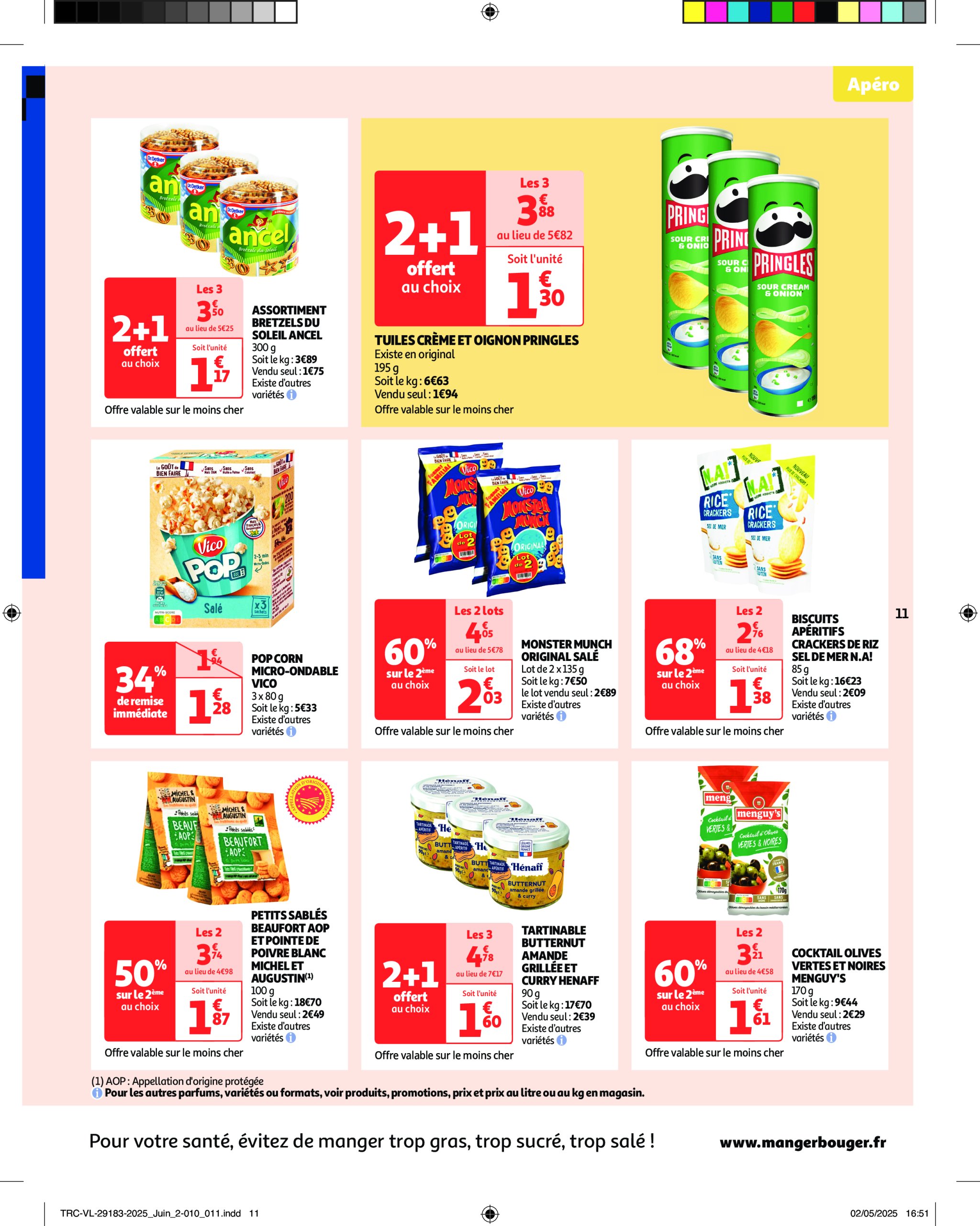 auchan - Auchan - L'apéro, ça n'a pas de prix. Ou un tout petit. folder geldig vanaf 10/06 - 22/06 - page: 11 auchan - Auchan - L'apéro, ça n'a pas de prix. Ou un tout petit. folder geldig vanaf 10/06 - 22/06 - page: 11