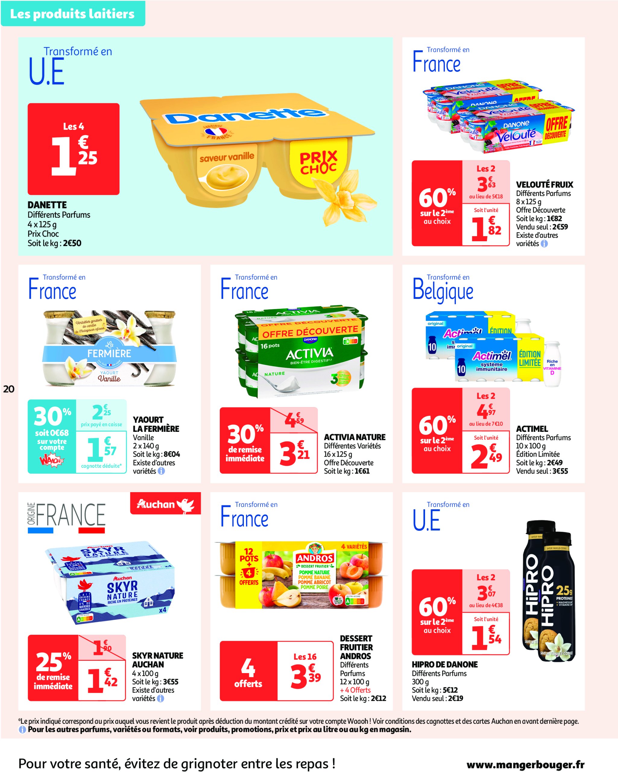 auchan - Auchan - L'apéro, ça n'a pas de prix. Ou un tout petit. folder geldig vanaf 10/06 - 22/06 - page: 20 auchan - Auchan - L'apéro, ça n'a pas de prix. Ou un tout petit. folder geldig vanaf 10/06 - 22/06 - page: 20