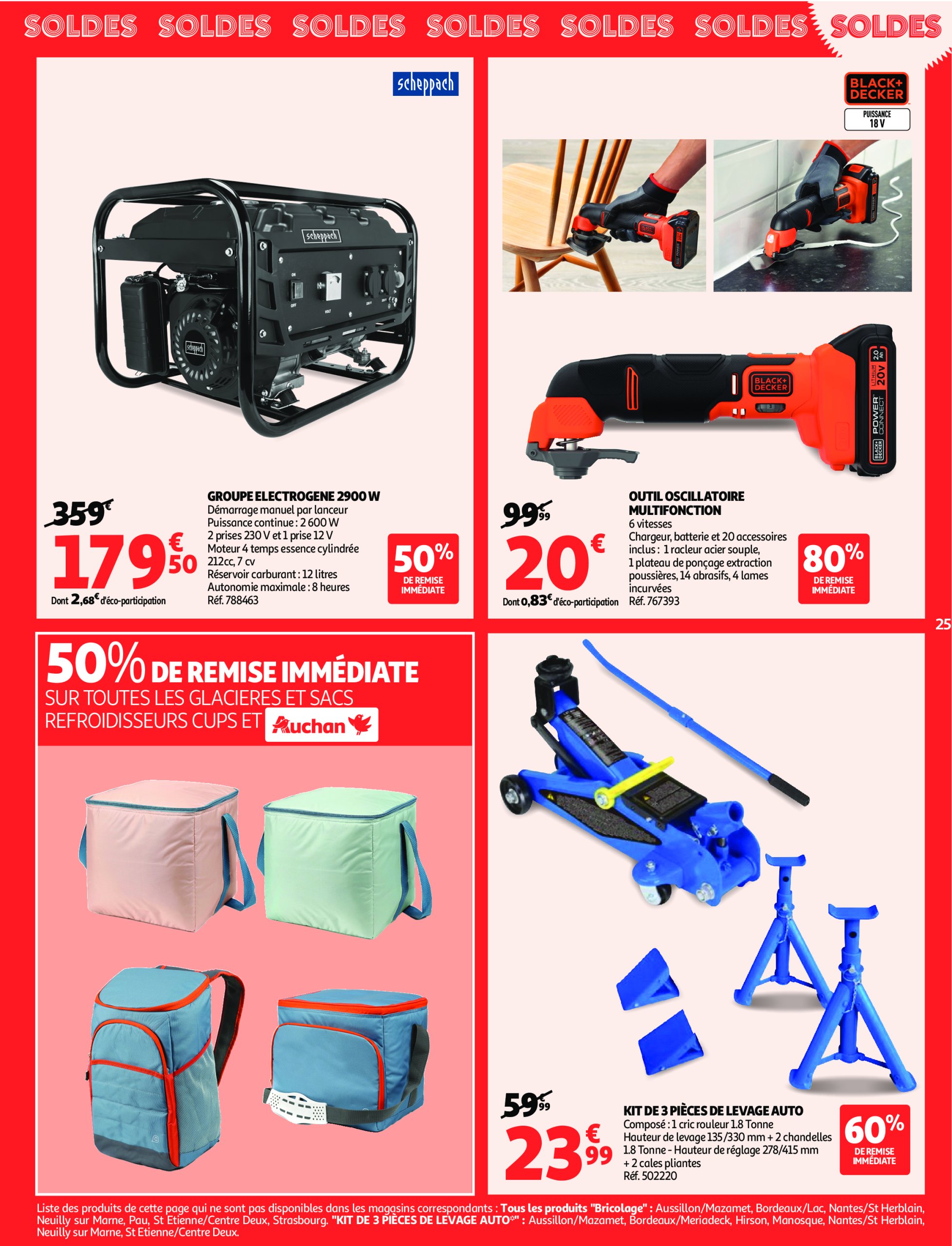 auchan - Auchan - Soldes Corse: Jusqu'à -70% ! folder geldig vanaf 09/07 - 05/08 - page: 25
