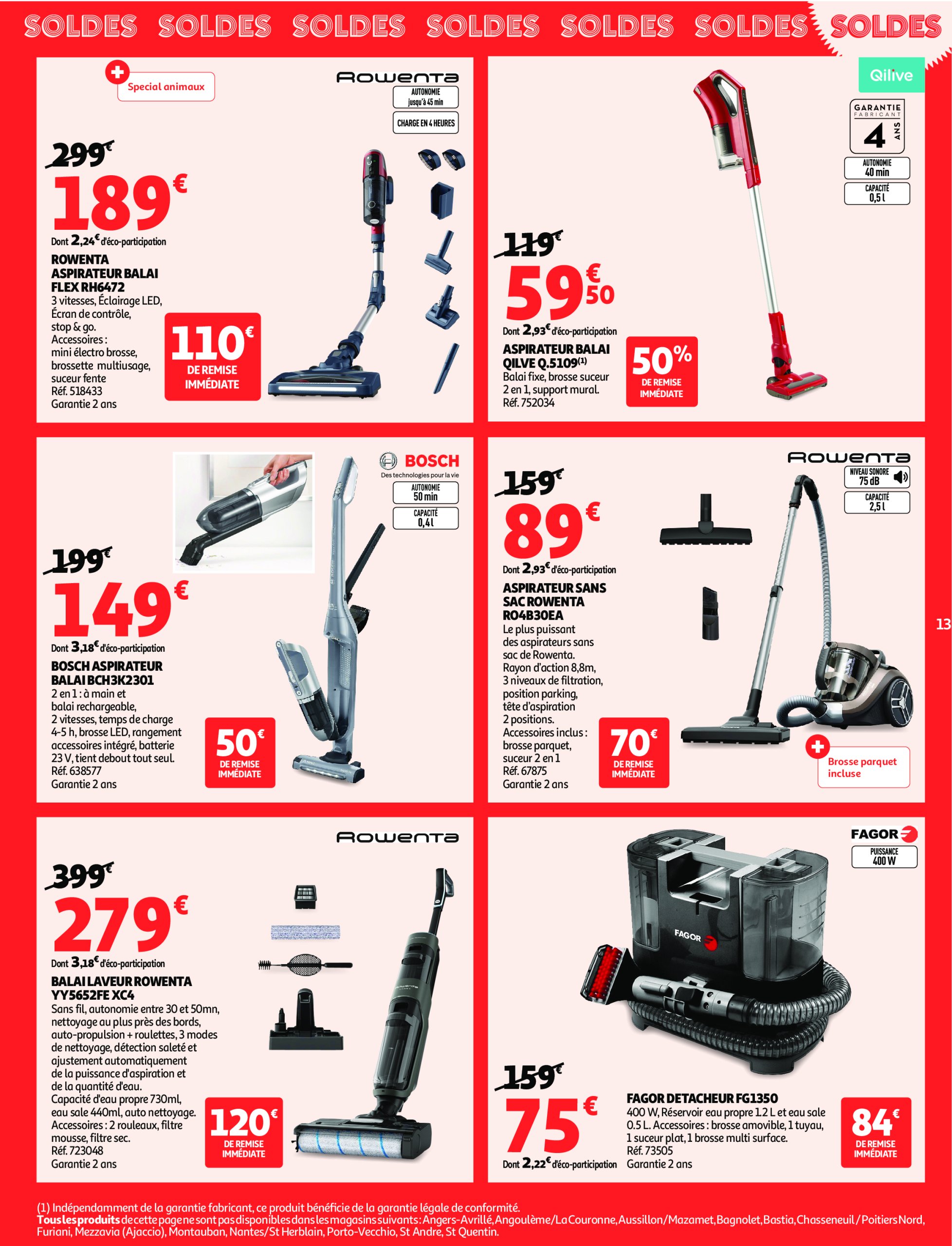 auchan - Auchan - Soldes Corse: Jusqu'à -70% ! folder geldig vanaf 09/07 - 05/08 - page: 13