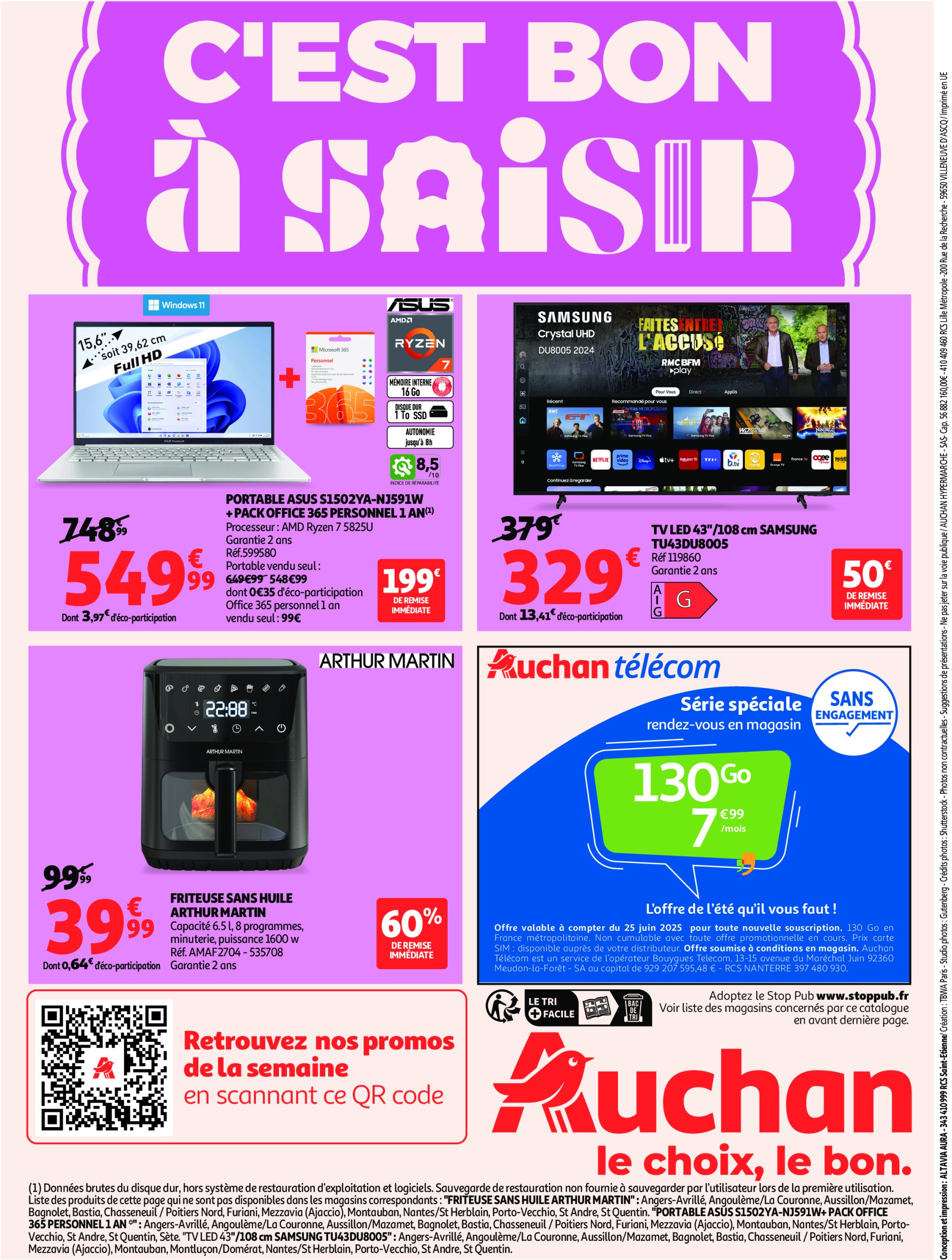 auchan - Auchan - Soldes Corse: Jusqu'à -70% ! folder geldig vanaf 09/07 - 05/08 - page: 32