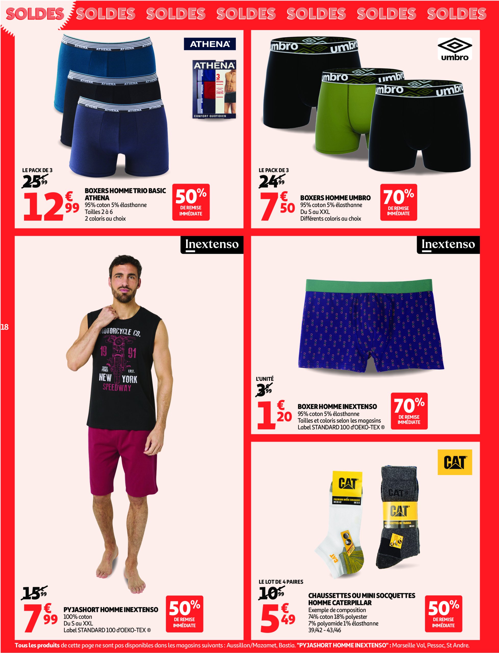 auchan - Auchan - Soldes Corse: Jusqu'à -70% ! folder geldig vanaf 09/07 - 05/08 - page: 18