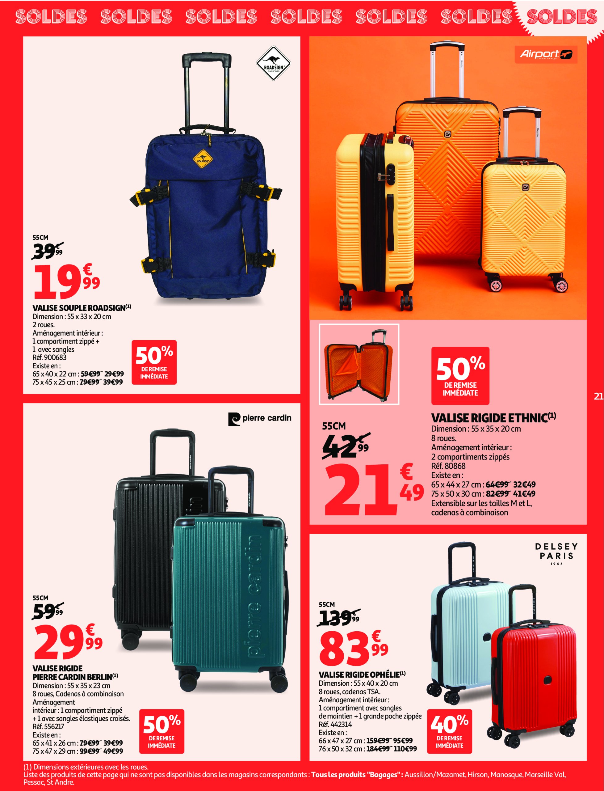 auchan - Auchan - Soldes Corse: Jusqu'à -70% ! folder geldig vanaf 09/07 - 05/08 - page: 21