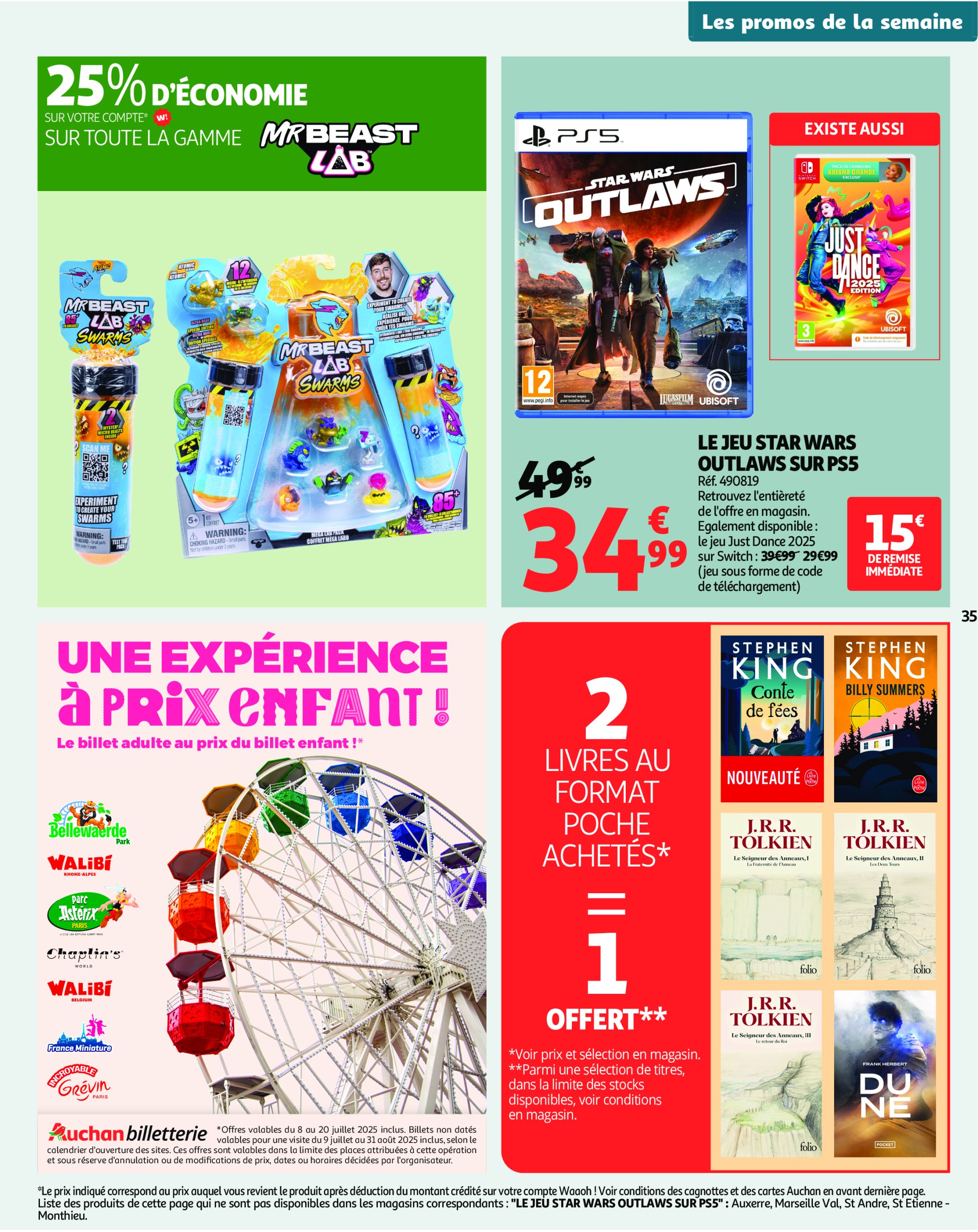 auchan - Auchan - Un été sans flamber votre budget folder geldig vanaf 08/07 - 20/07 - page: 35 auchan - Auchan - Un été sans flamber votre budget folder geldig vanaf 08/07 - 20/07 - page: 35