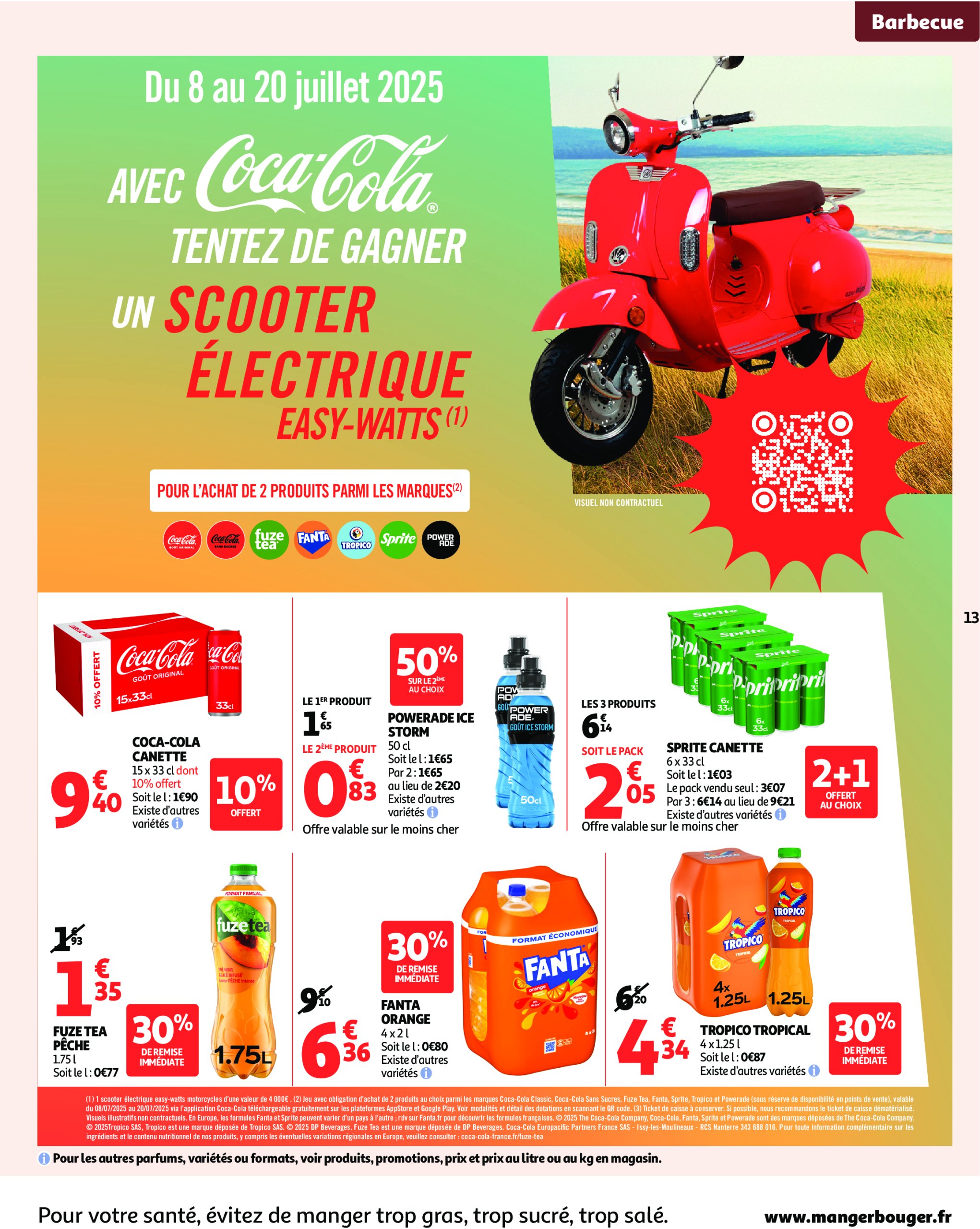 auchan - Auchan - Un été sans flamber votre budget folder geldig vanaf 08/07 - 20/07 - page: 13 auchan - Auchan - Un été sans flamber votre budget folder geldig vanaf 08/07 - 20/07 - page: 13