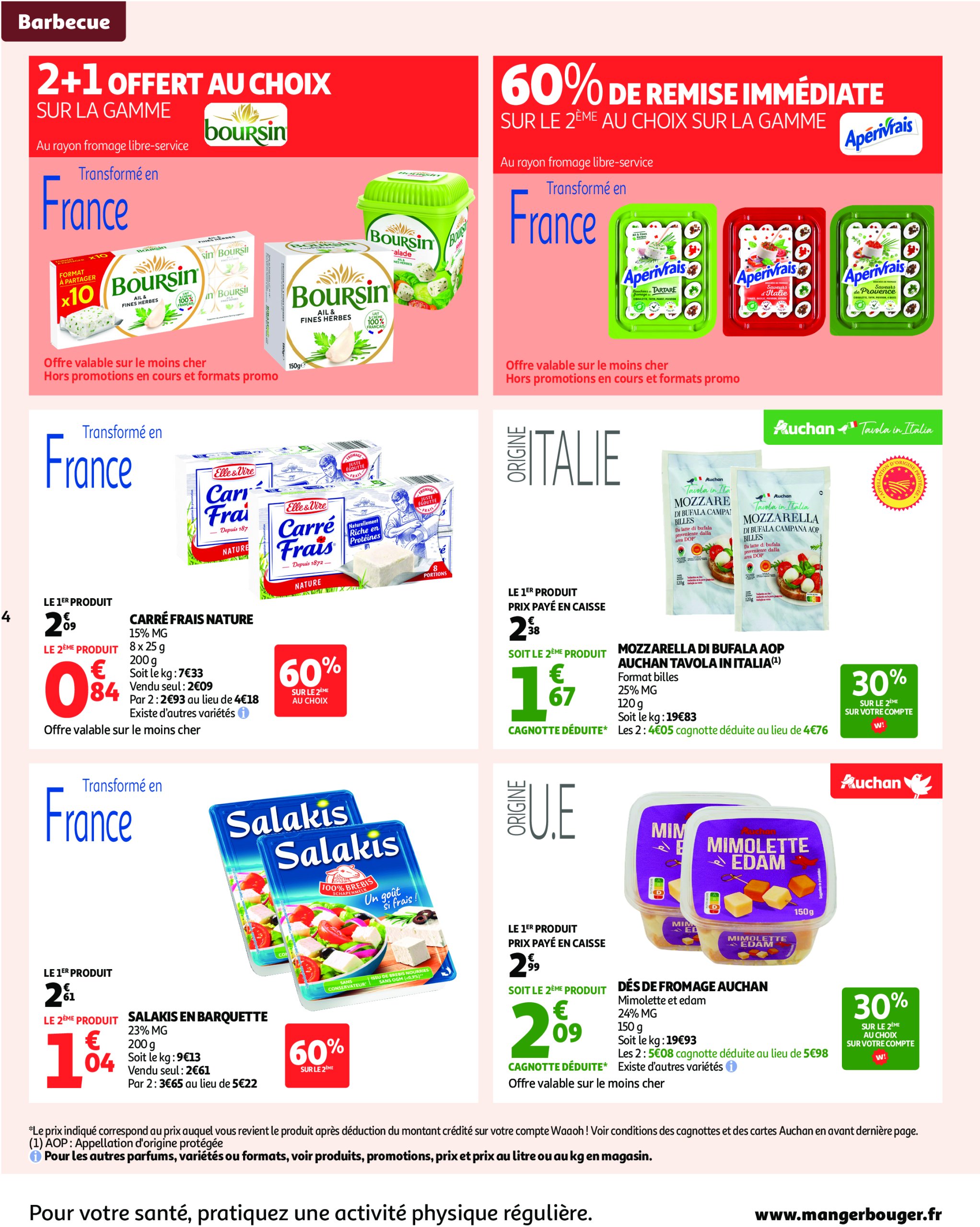 auchan - Auchan - Un été sans flamber votre budget folder geldig vanaf 08/07 - 20/07 - page: 4 auchan - Auchan - Un été sans flamber votre budget folder geldig vanaf 08/07 - 20/07 - page: 4