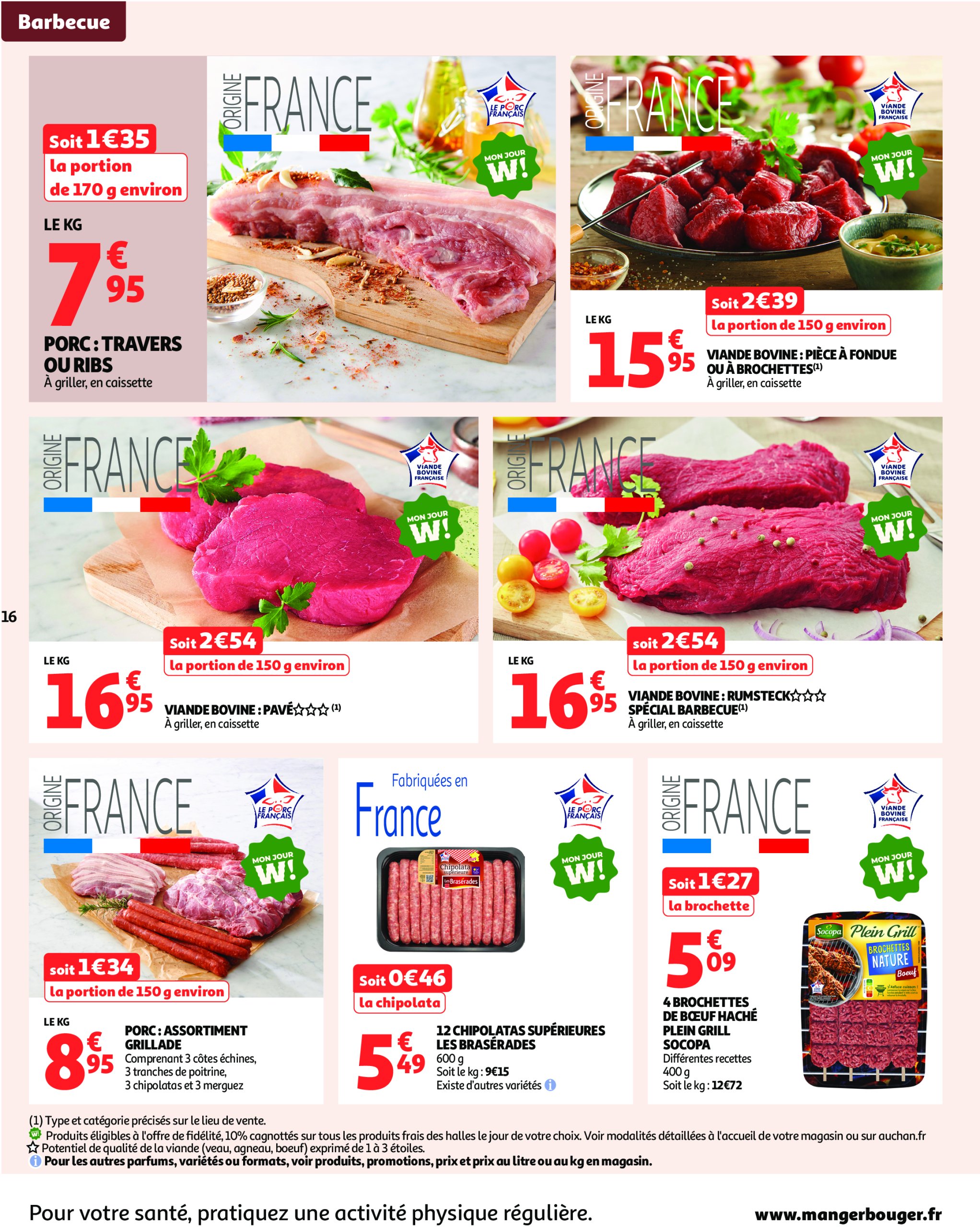 auchan - Auchan - Un été sans flamber votre budget folder geldig vanaf 08/07 - 20/07 - page: 16 auchan - Auchan - Un été sans flamber votre budget folder geldig vanaf 08/07 - 20/07 - page: 16