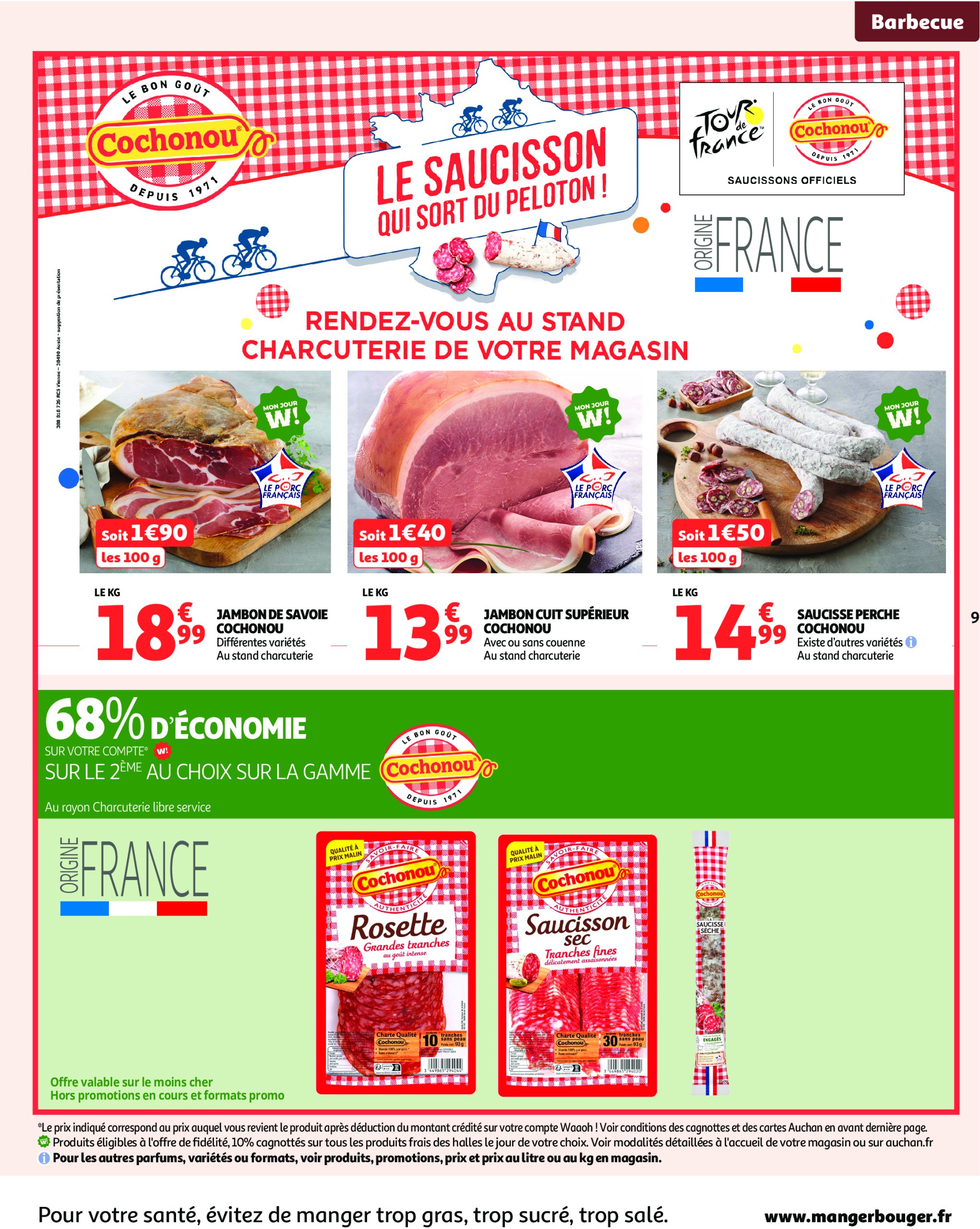 auchan - Auchan - Un été sans flamber votre budget folder geldig vanaf 08/07 - 20/07 - page: 9 auchan - Auchan - Un été sans flamber votre budget folder geldig vanaf 08/07 - 20/07 - page: 9