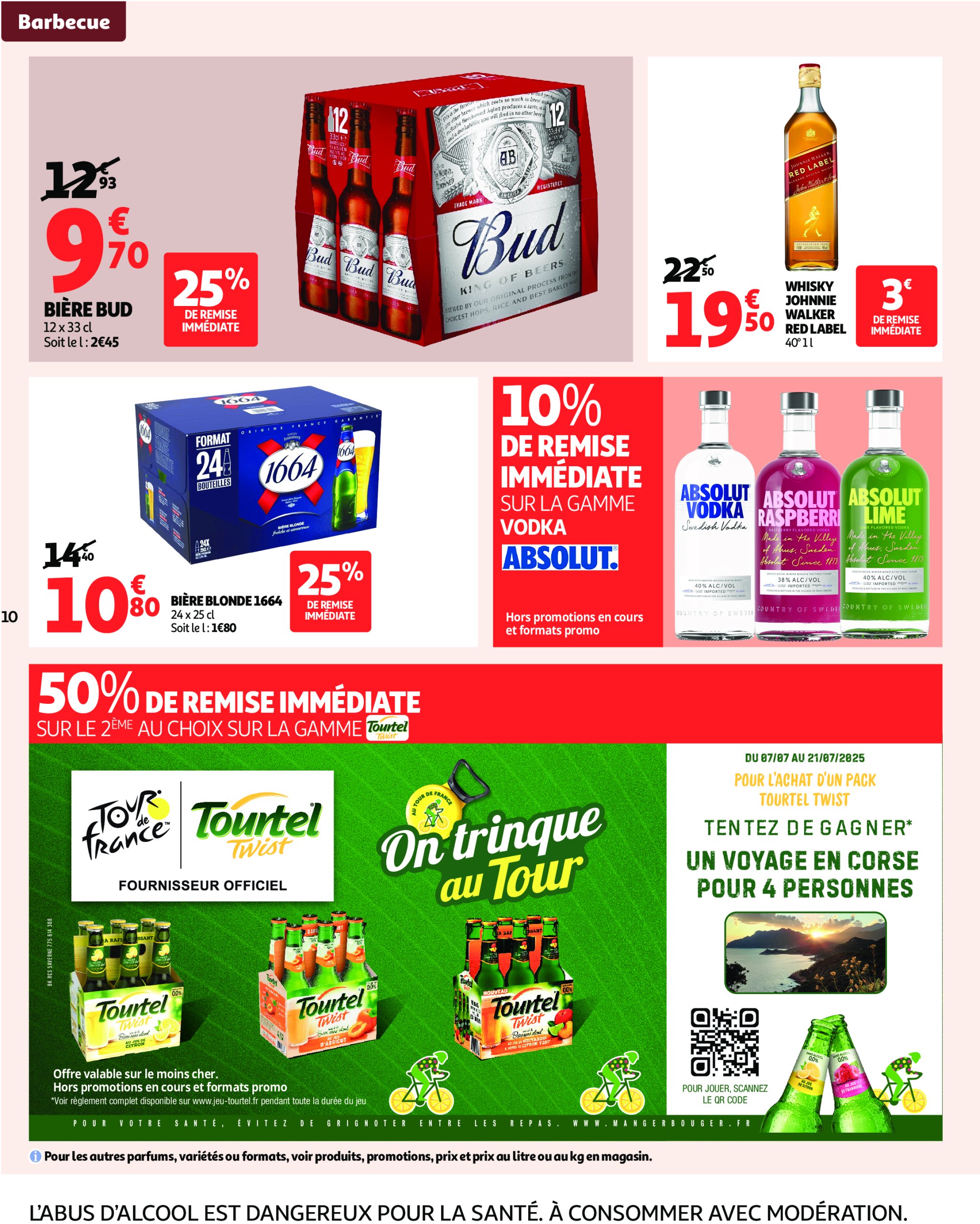 auchan - Auchan - Un été sans flamber votre budget folder geldig vanaf 08/07 - 20/07 - page: 10 auchan - Auchan - Un été sans flamber votre budget folder geldig vanaf 08/07 - 20/07 - page: 10
