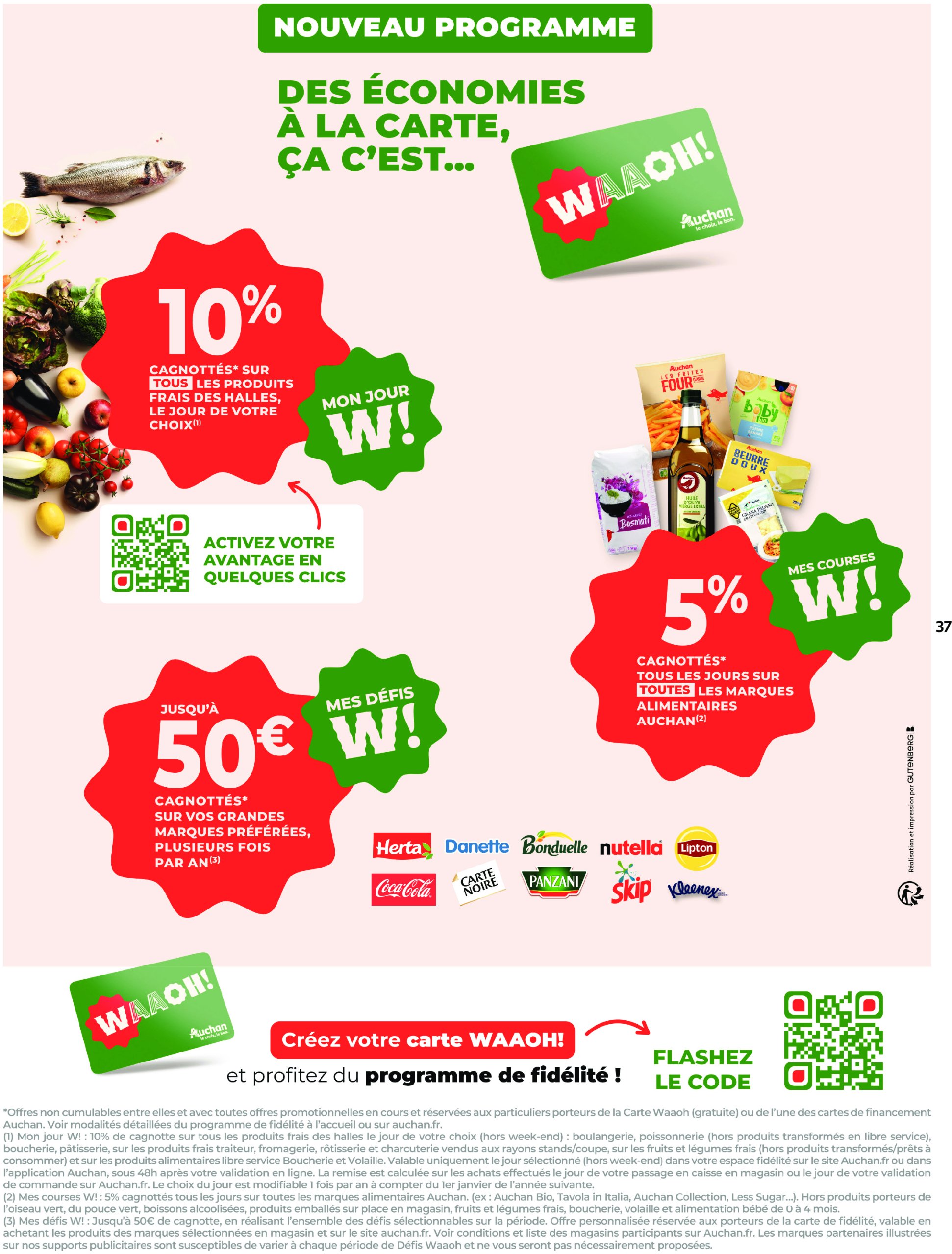 auchan - Auchan - Un été sans flamber votre budget folder geldig vanaf 08/07 - 20/07 - page: 37 auchan - Auchan - Un été sans flamber votre budget folder geldig vanaf 08/07 - 20/07 - page: 37