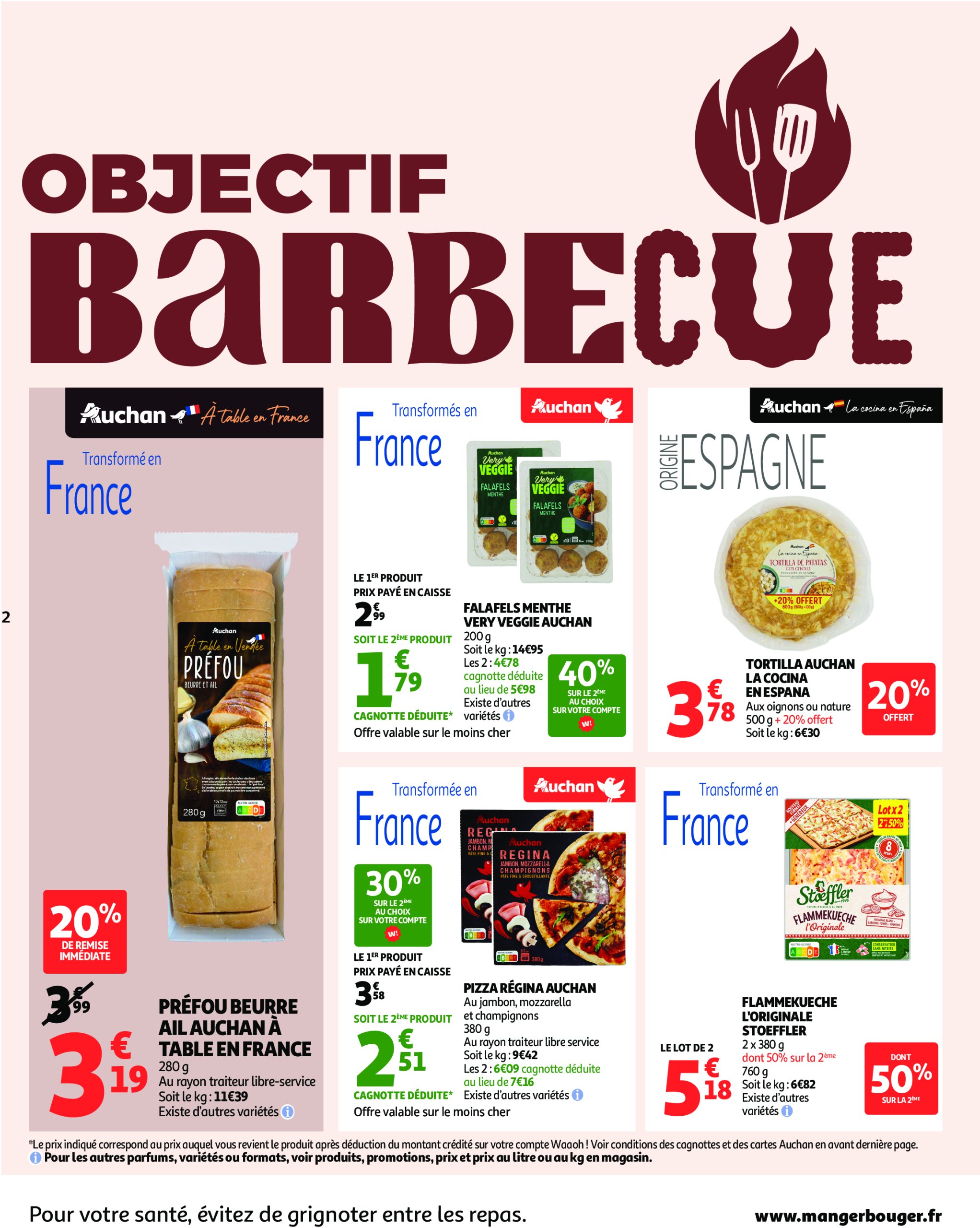 auchan - Auchan - Un été sans flamber votre budget folder geldig vanaf 08/07 - 20/07 - page: 2 auchan - Auchan - Un été sans flamber votre budget folder geldig vanaf 08/07 - 20/07 - page: 2