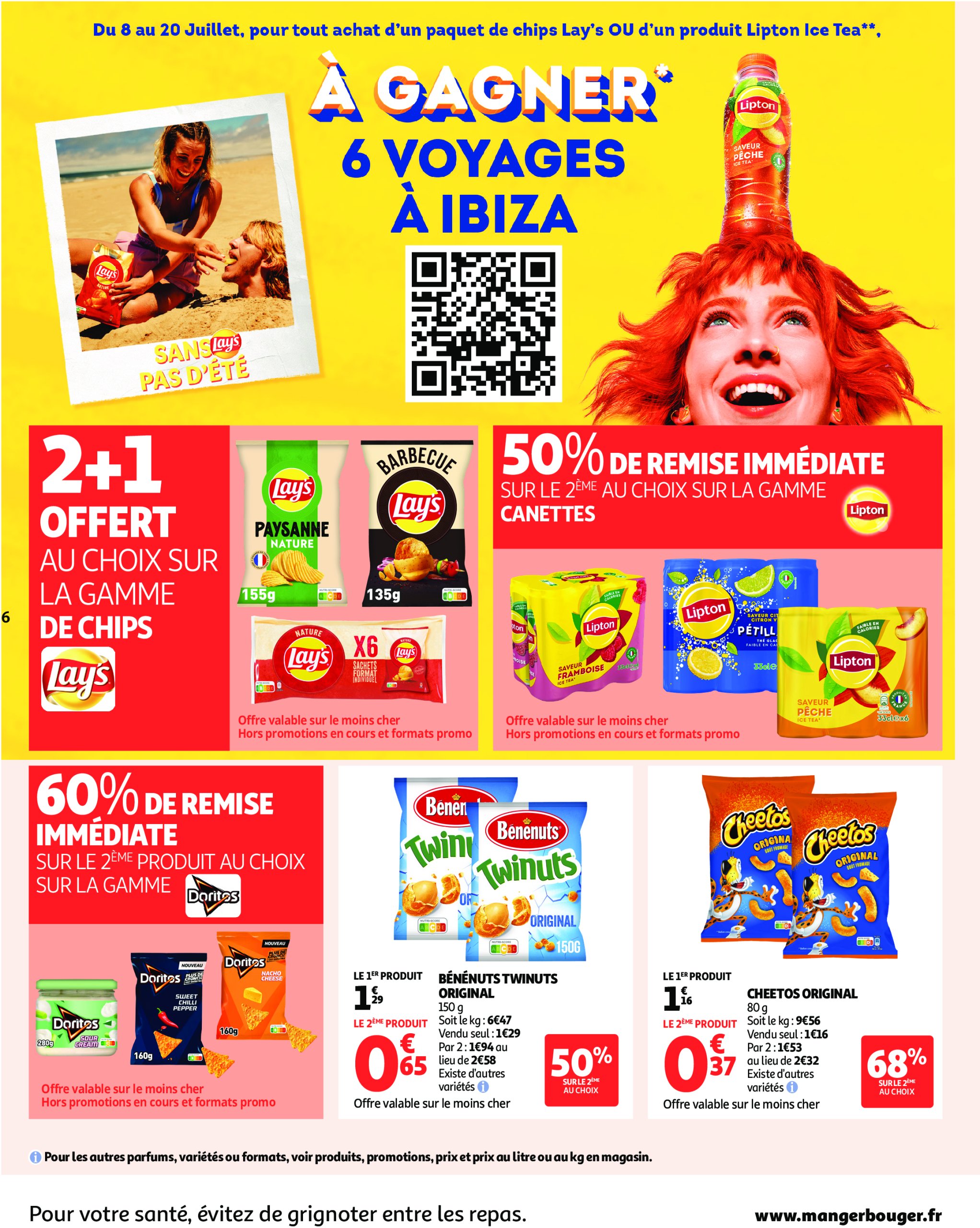 auchan - Auchan - Un été sans flamber votre budget folder geldig vanaf 08/07 - 20/07 - page: 6 auchan - Auchan - Un été sans flamber votre budget folder geldig vanaf 08/07 - 20/07 - page: 6