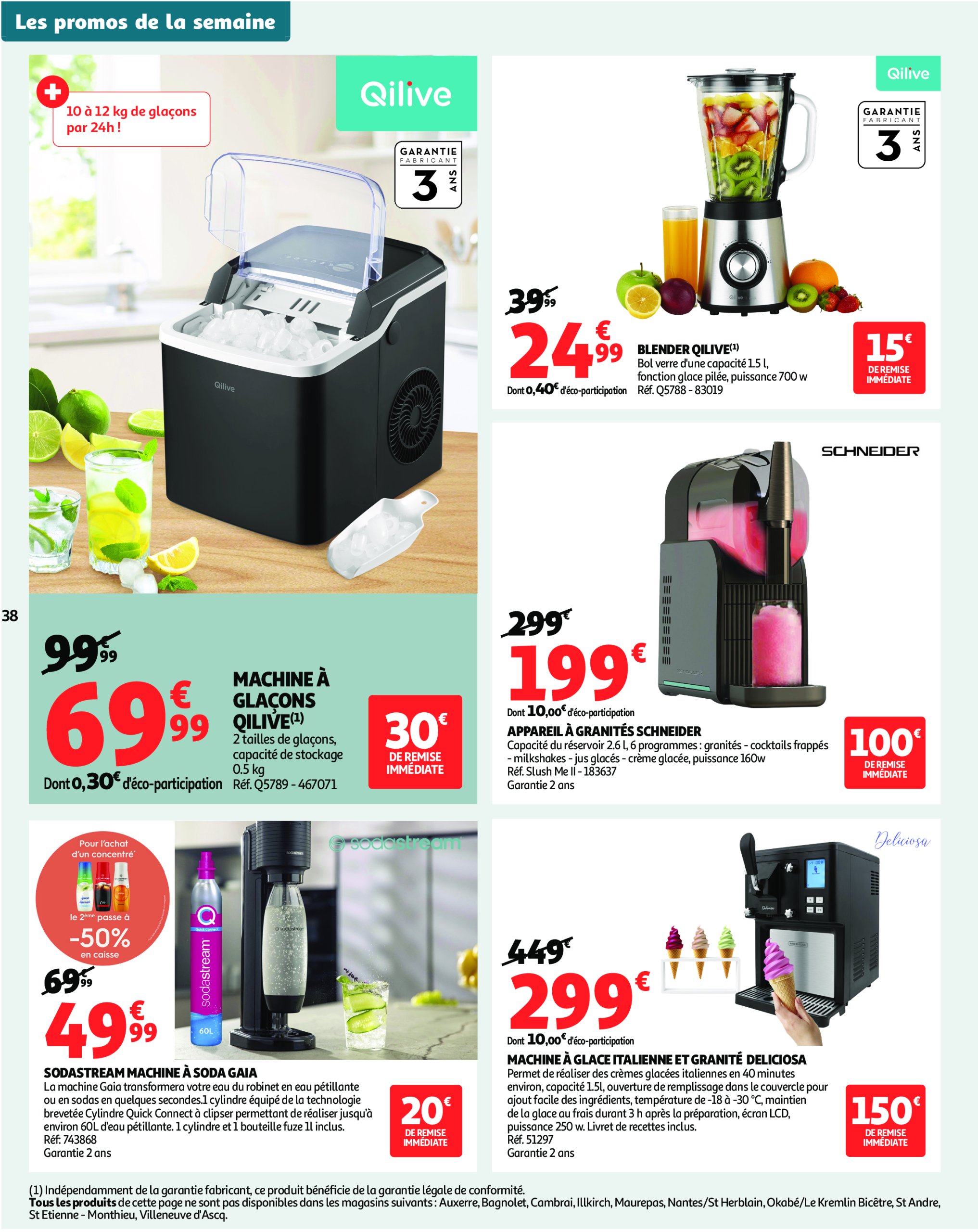auchan - Auchan - Un été sans flamber votre budget folder geldig vanaf 08/07 - 20/07 - page: 38 auchan - Auchan - Un été sans flamber votre budget folder geldig vanaf 08/07 - 20/07 - page: 38
