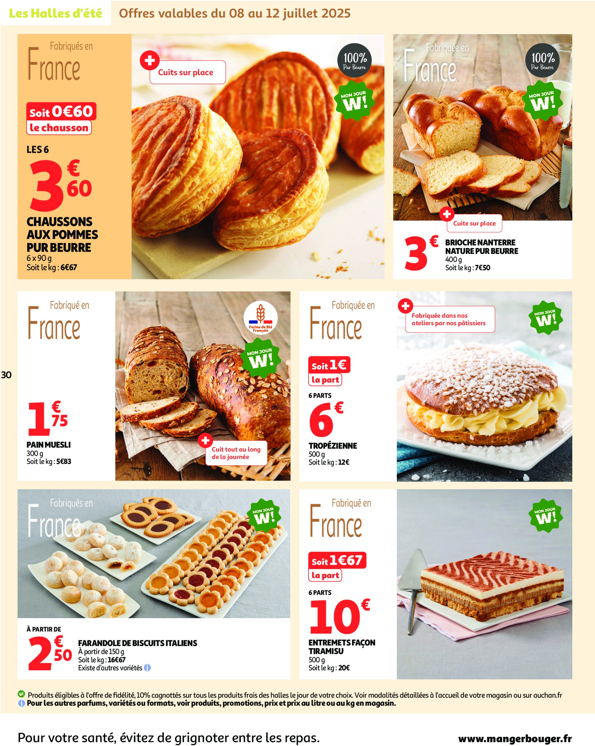 auchan - Auchan - Un été sans flamber votre budget folder geldig vanaf 08/07 - 20/07 - page: 30 auchan - Auchan - Un été sans flamber votre budget folder geldig vanaf 08/07 - 20/07 - page: 30