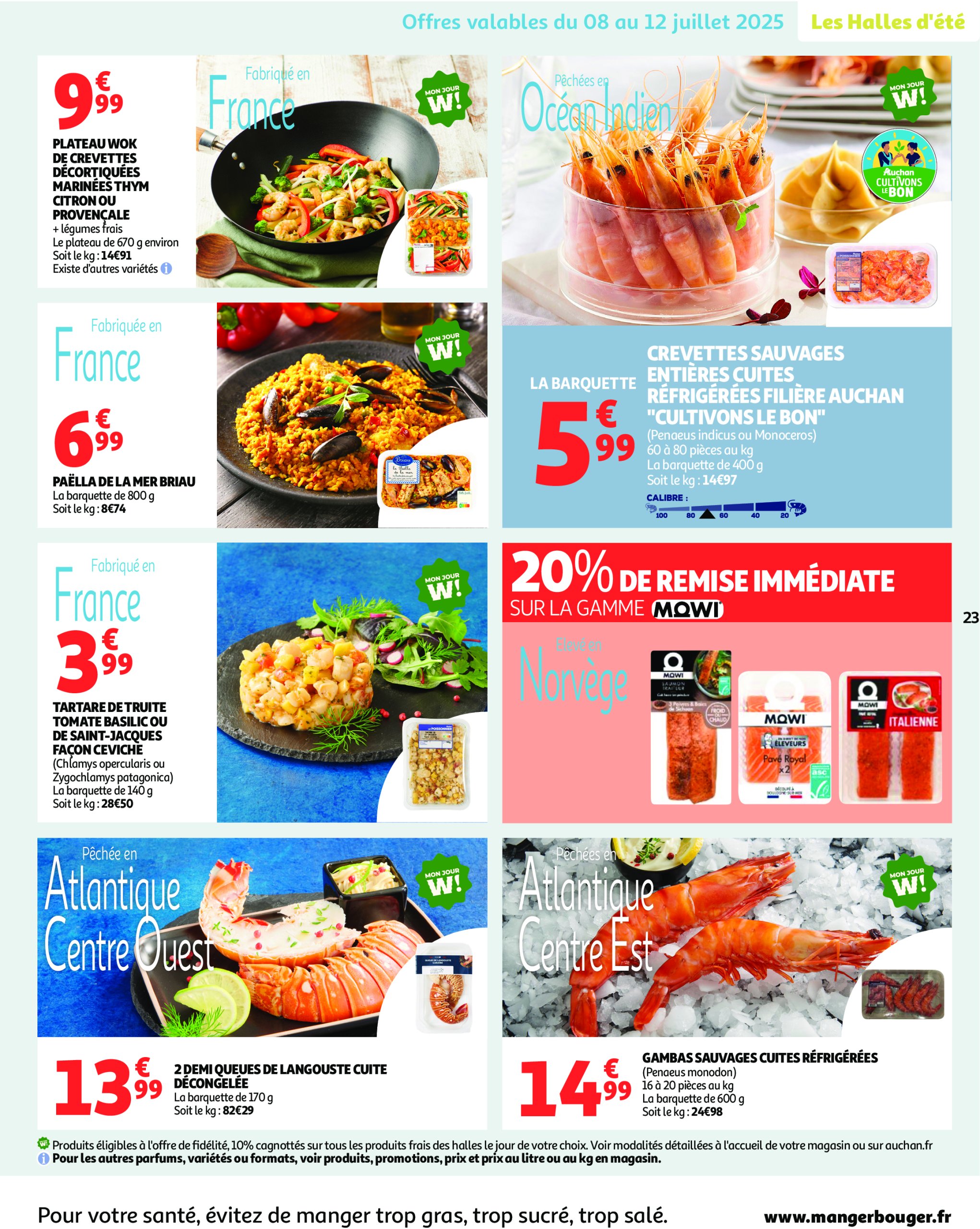 auchan - Auchan - Un été sans flamber votre budget folder geldig vanaf 08/07 - 20/07 - page: 23 auchan - Auchan - Un été sans flamber votre budget folder geldig vanaf 08/07 - 20/07 - page: 23