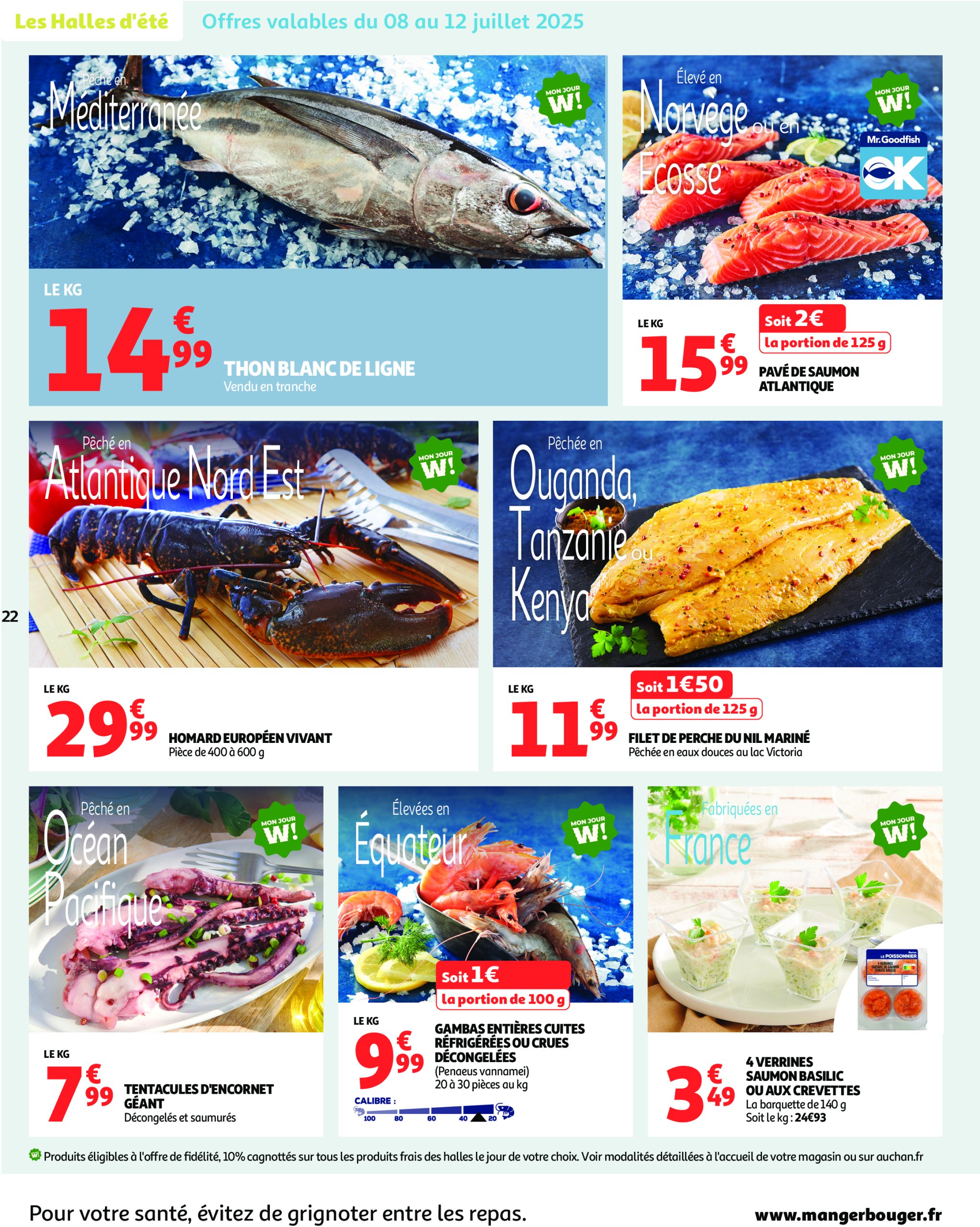 auchan - Auchan - Un été sans flamber votre budget folder geldig vanaf 08/07 - 20/07 - page: 22 auchan - Auchan - Un été sans flamber votre budget folder geldig vanaf 08/07 - 20/07 - page: 22